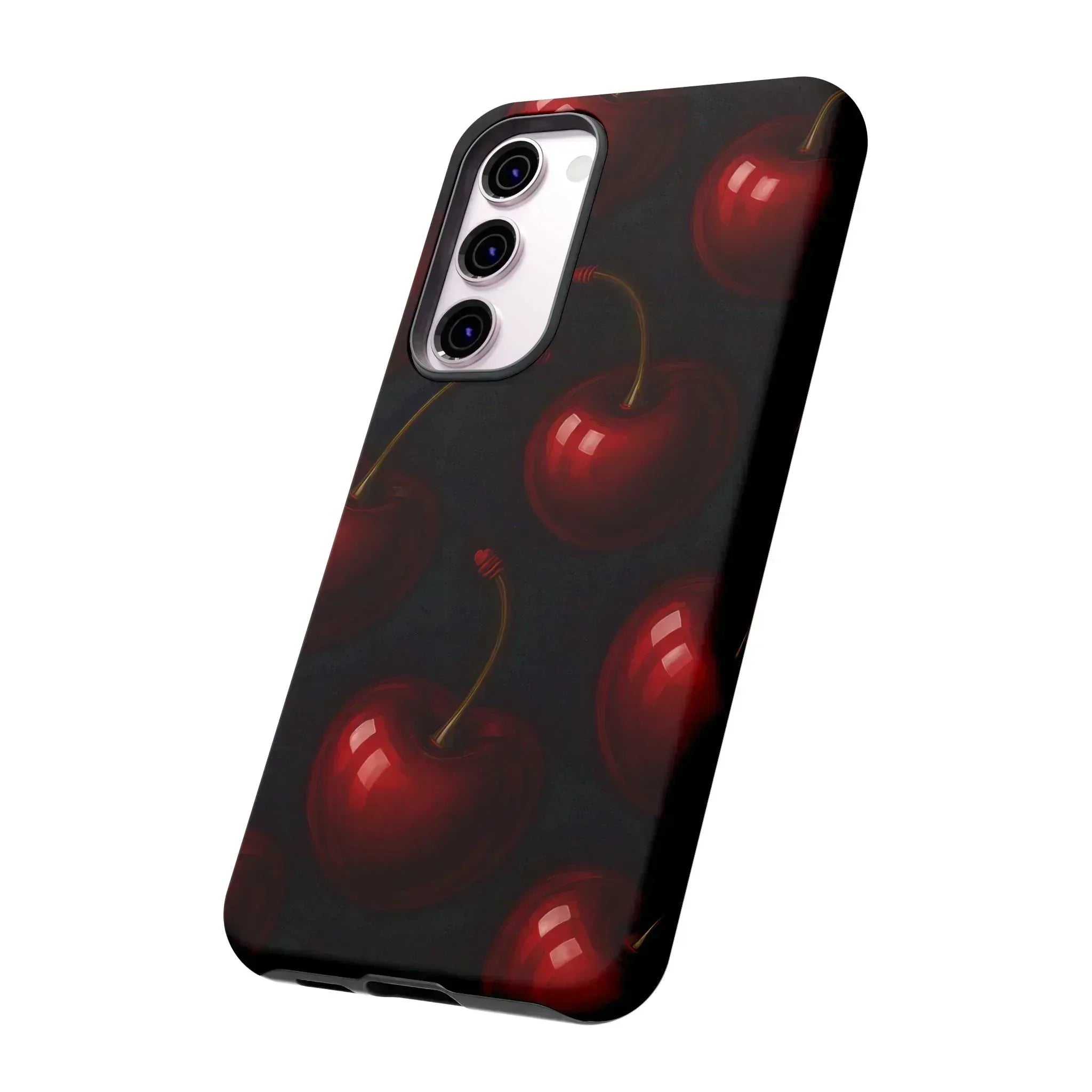 Cherry Phone Case for iPhone X-16 and Galaxy S20-S25 - KARARMDESIGN