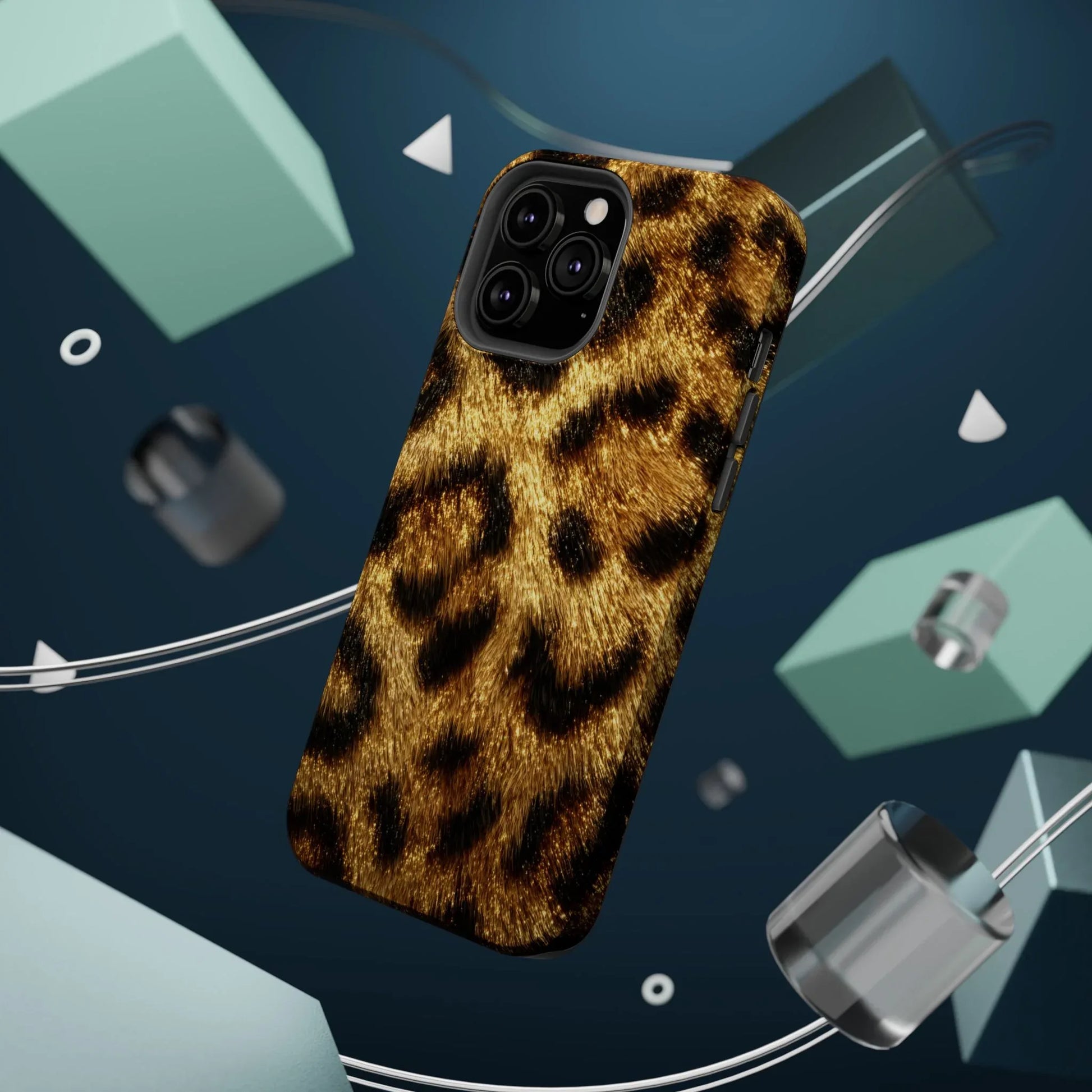 Leopard Print Phone Case for iPhone 13-17 - KARARMDESIGN