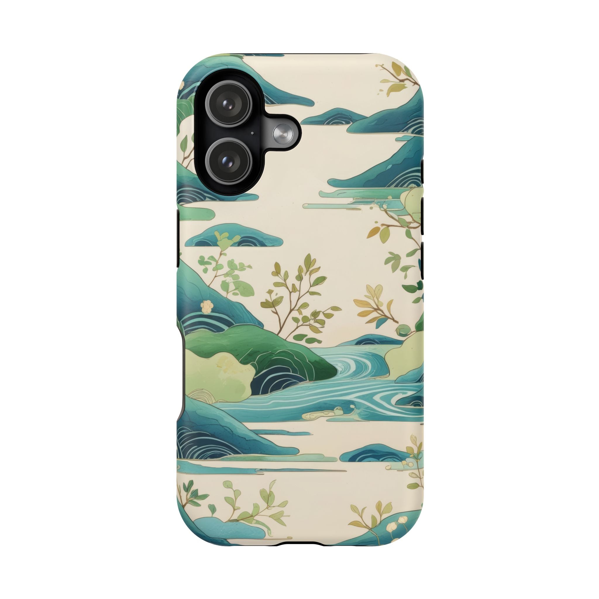 Nature Landscape Phone Case for iPhone 11-17 and Galaxy S22-S26