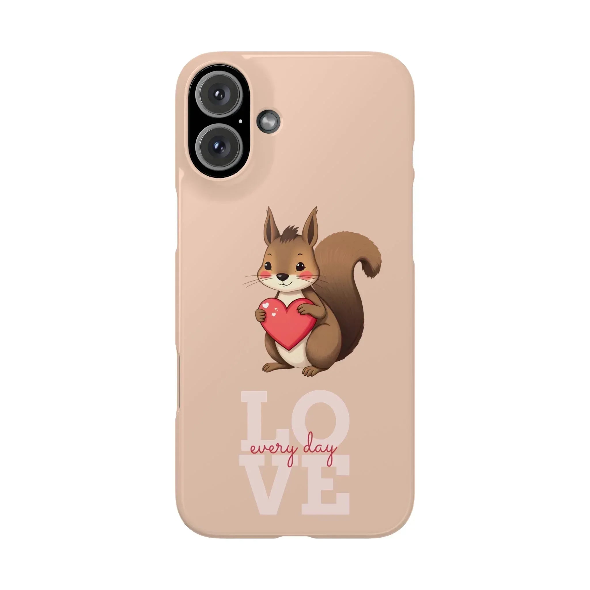 Cute Squirrel Phone Case for iPhone 11-17 - KARARMDESIGN