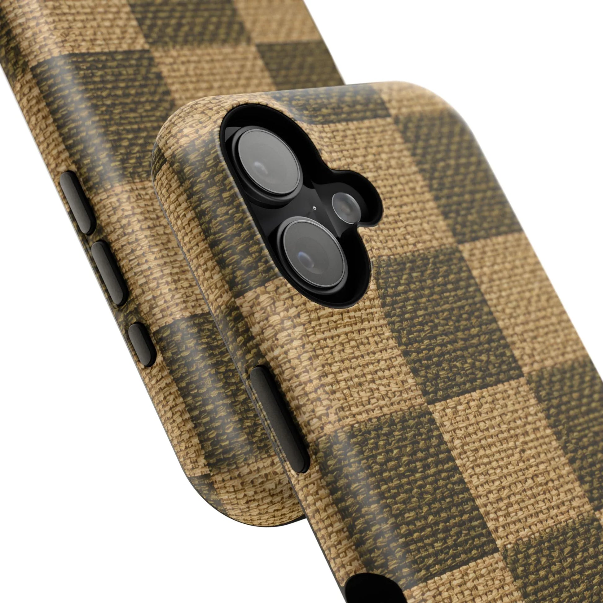 Rustic Woven Phone Case for iPhone 11-17 and Galaxy S21-S22 - KARARMDESIGN