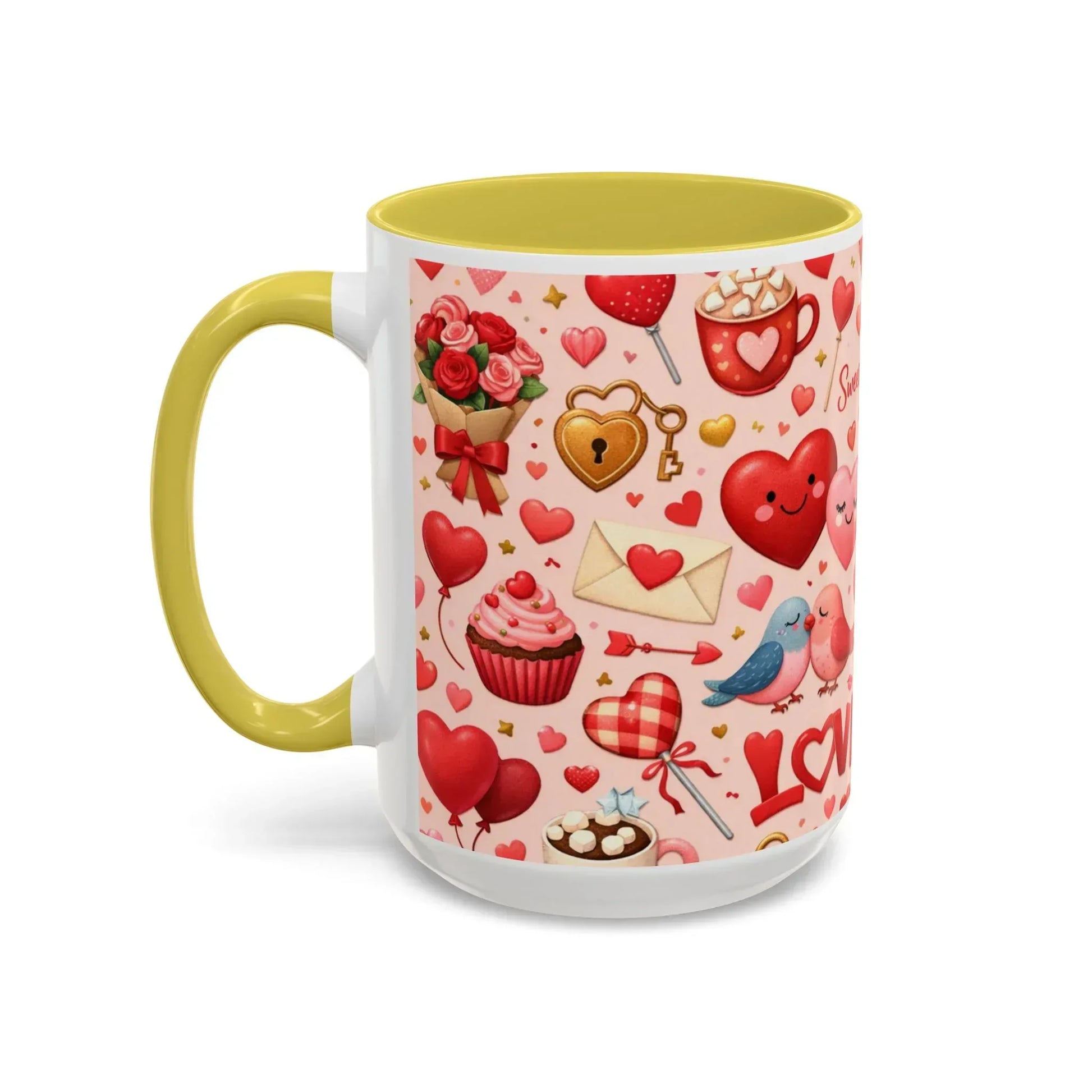 Sweetheart Love Mug - Colorful Mugs (11oz, 15oz) - KARARMDESIGN