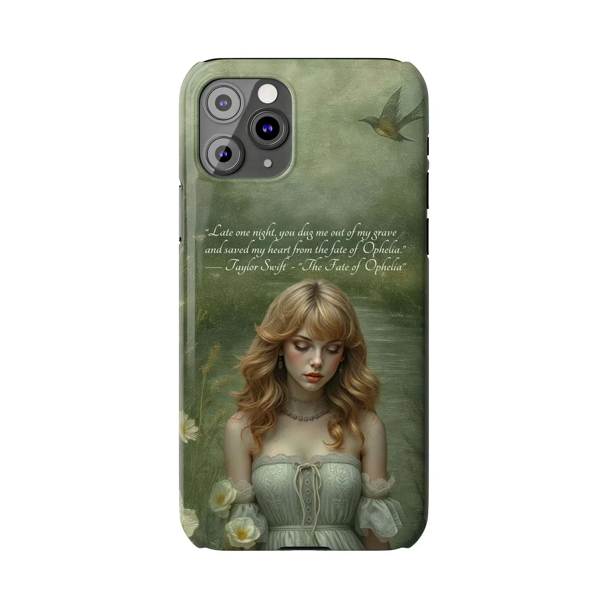 "Melancholic Ophelia" Phone Case for iPhone 7-17 Models - KARARMDESIGN