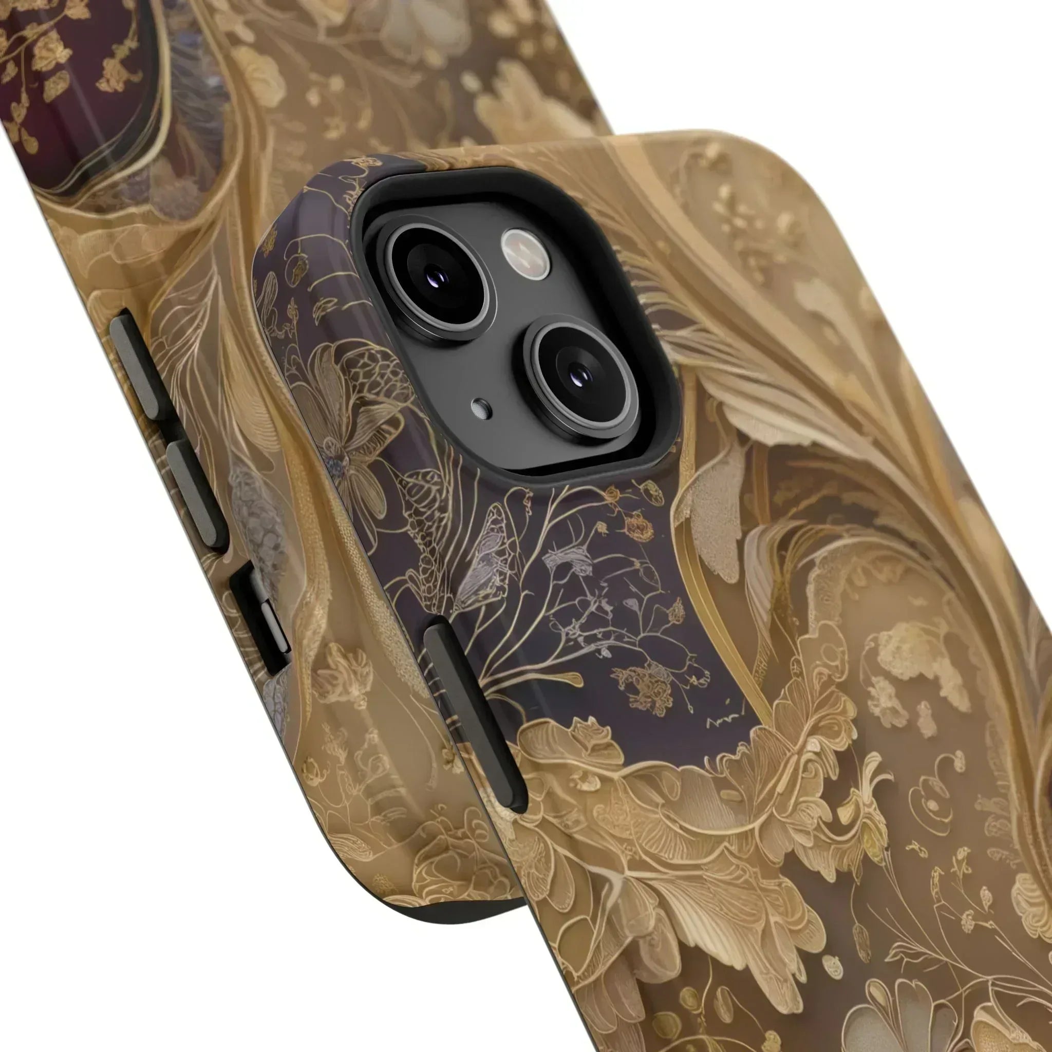 Botanical Luxury Design Phone Case for iPhone 12-16 and Galaxy S21-S22 - KARARMDESIGN