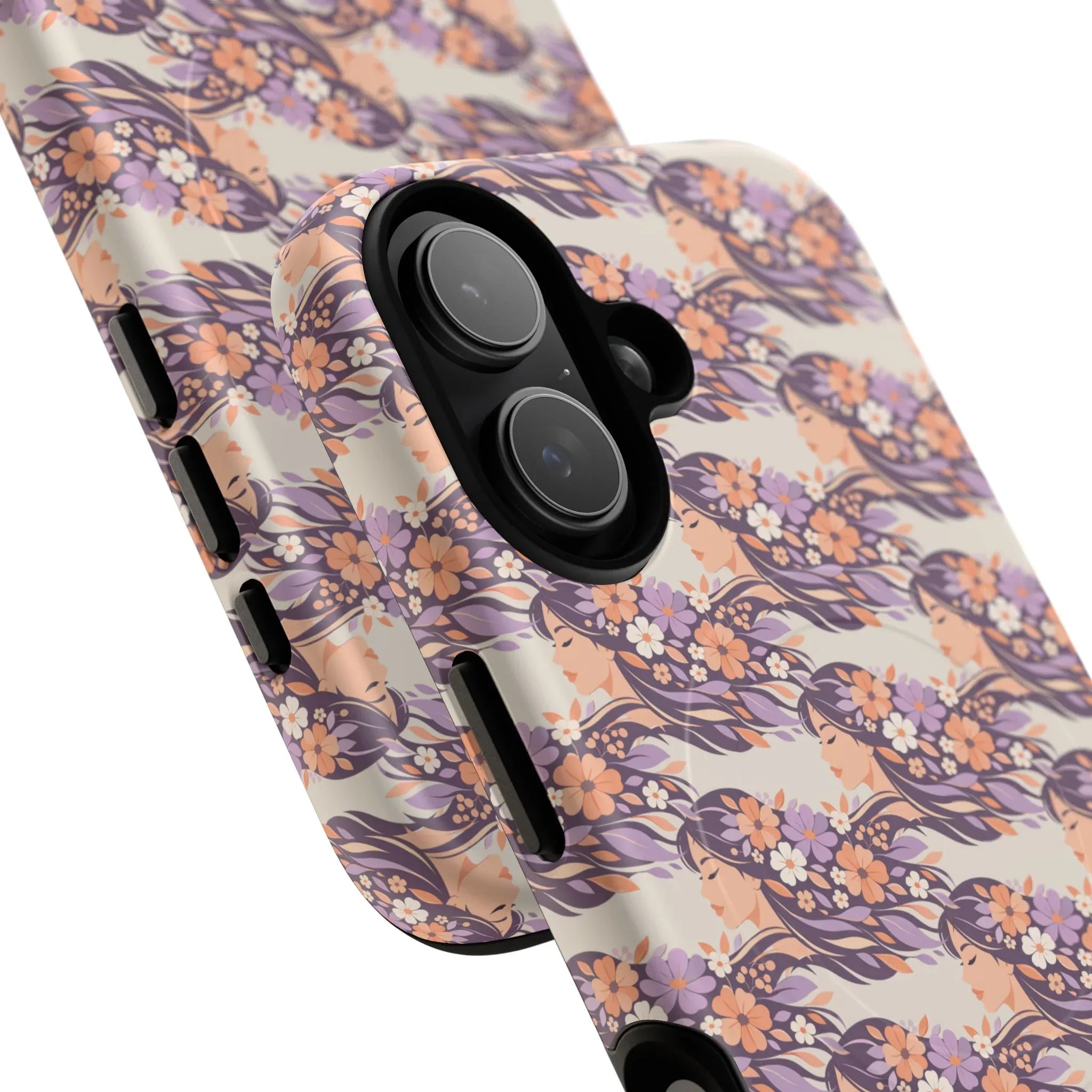 Floral Goddess Phone Case for iPhone 13-17 - KARARMDESIGN