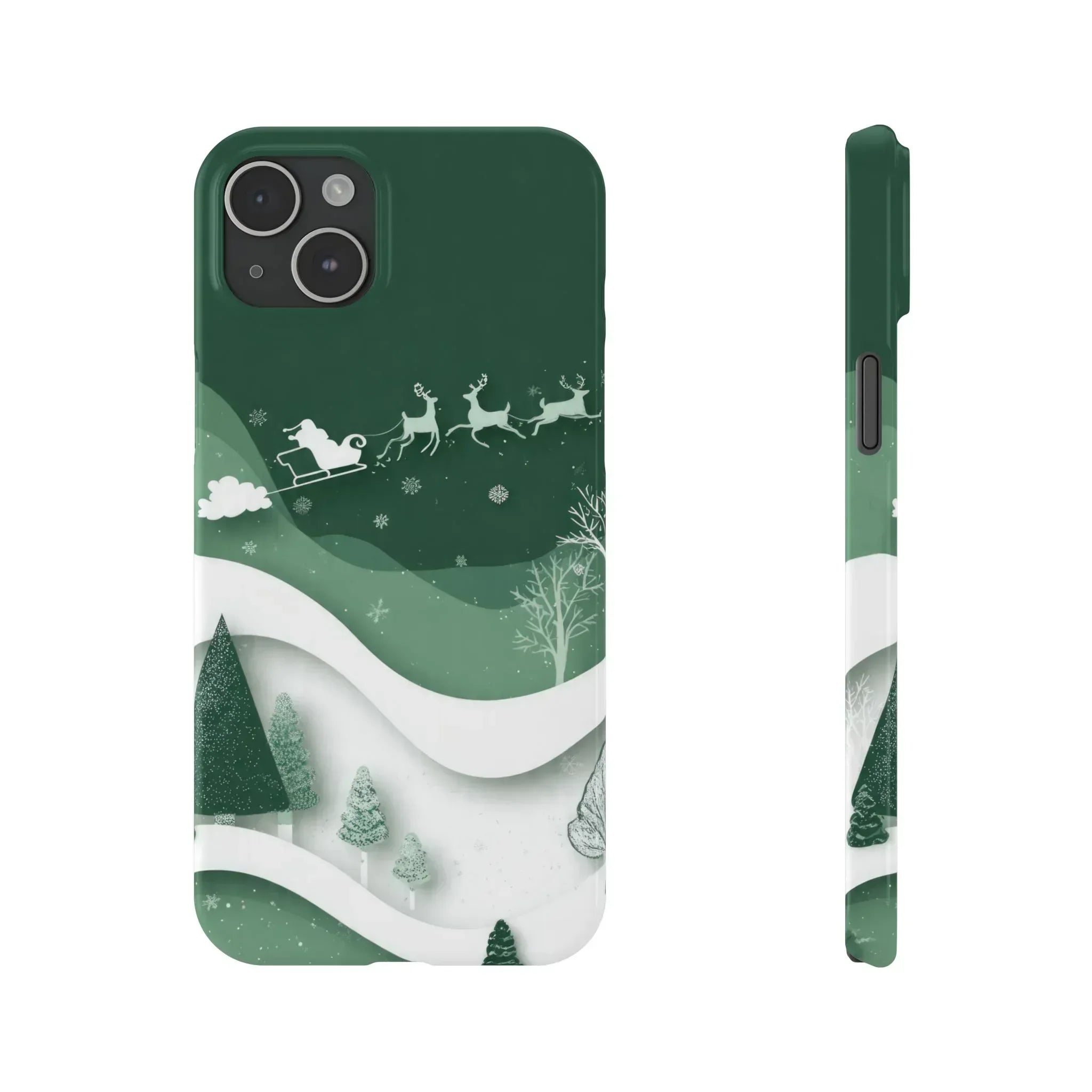 Evergreen Forest Phone Case for iPhone 11–17 - KARARMDESIGN