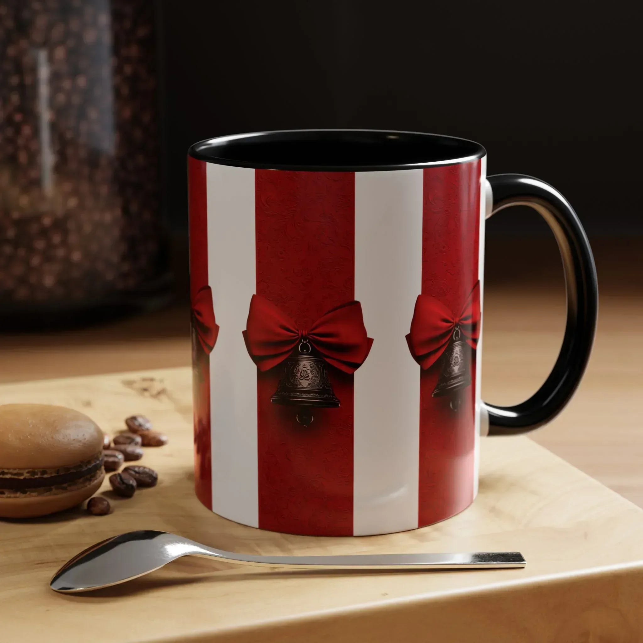 Holiday Bells Mug - Accent Coffee Mug (11, 15oz) - KARARMDESIGN