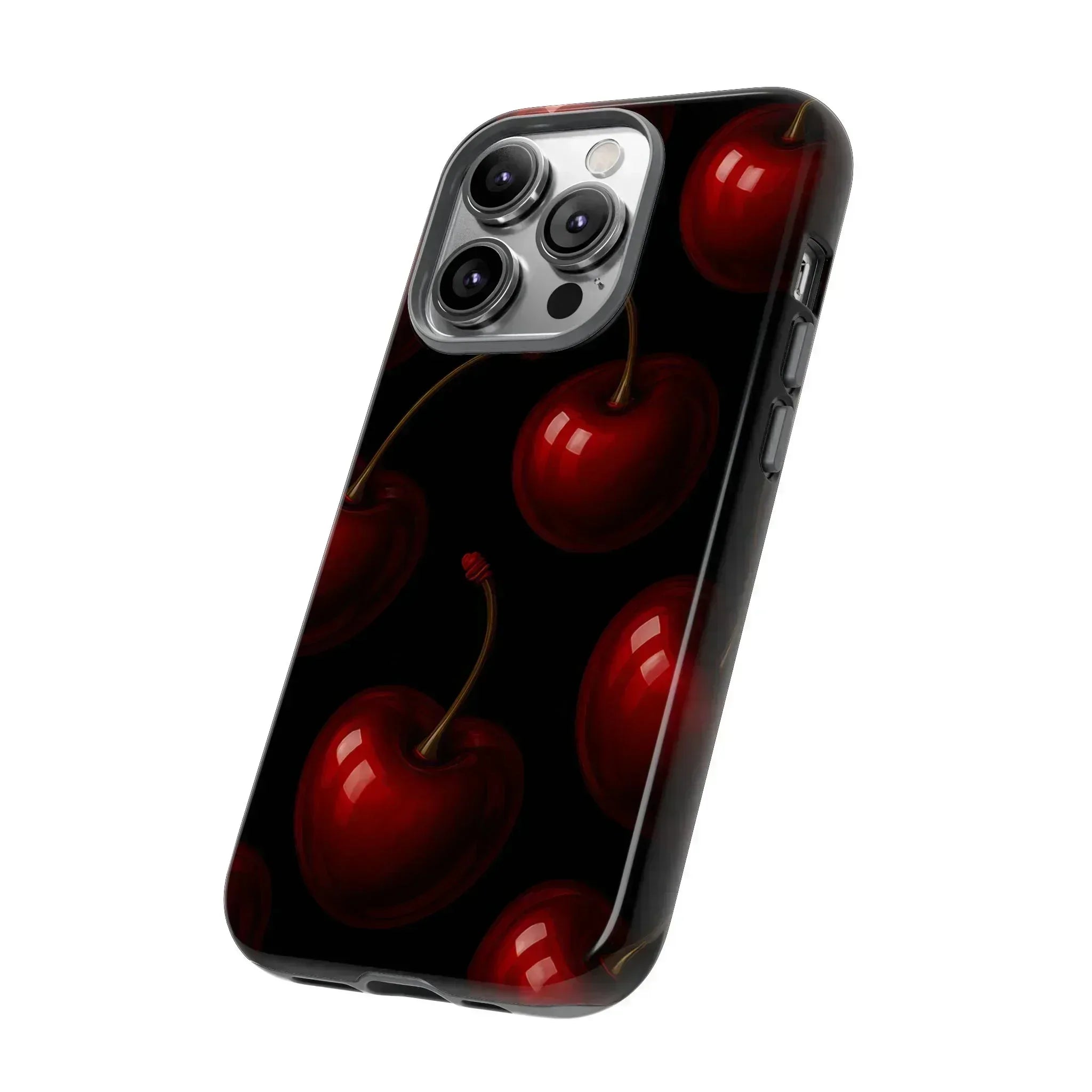 Cherry Phone Case for iPhone X-16 and Galaxy S20-S25 - KARARMDESIGN