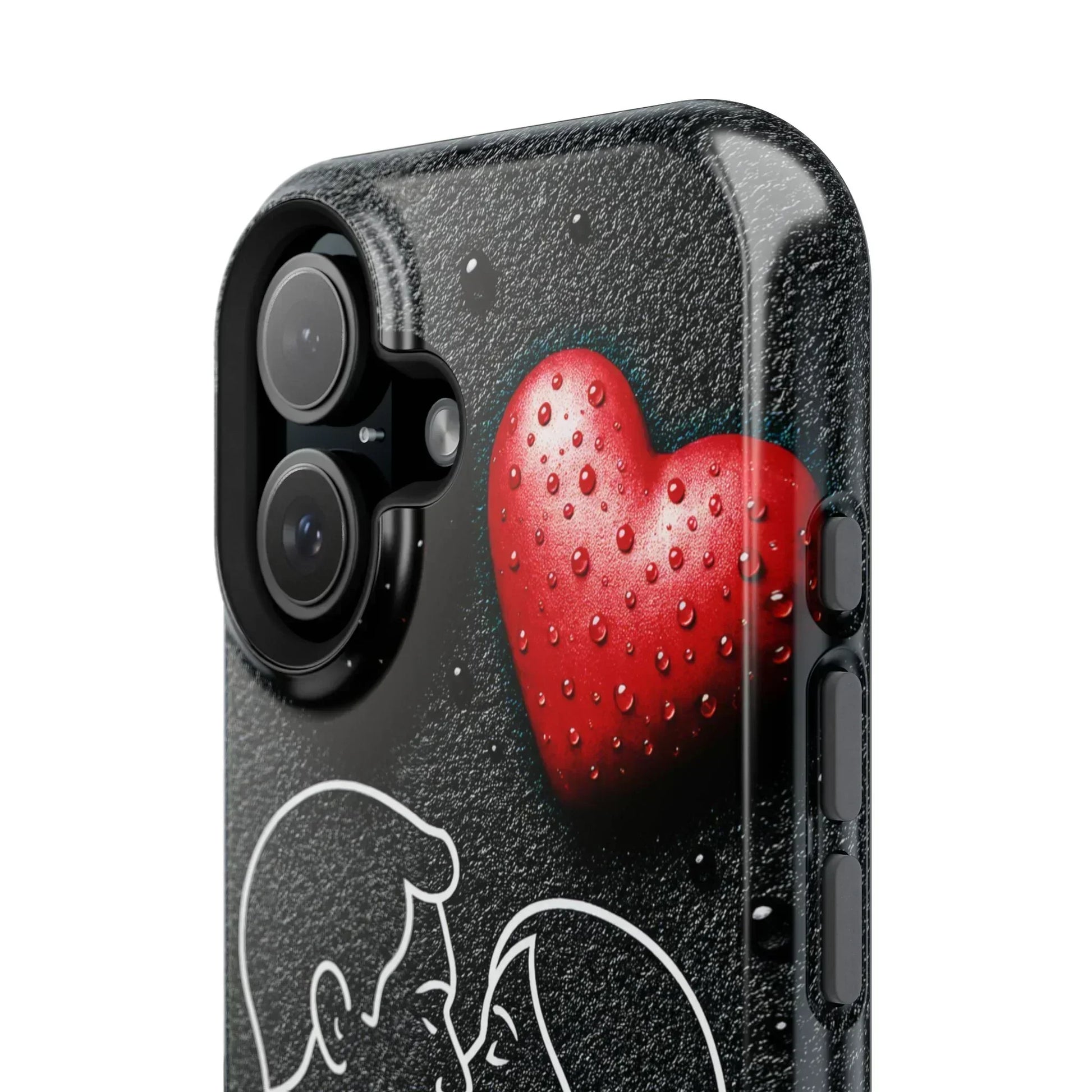 Midnight Kiss Phone Case for iPhone 13-16 Models - KarArmDesign