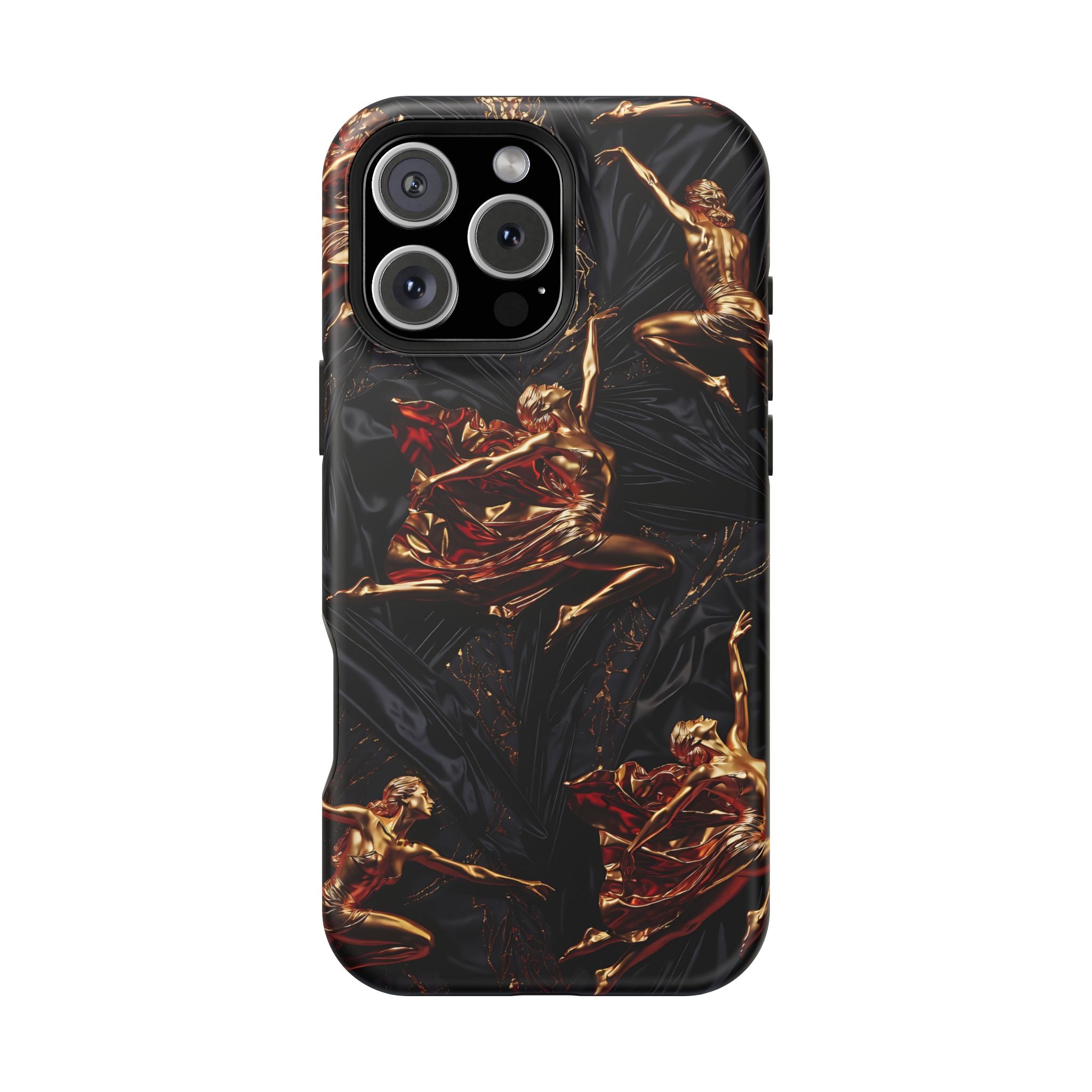 Gold Sculpture Phone Case for iPhone 13-17 & Samsung Galaxy S26