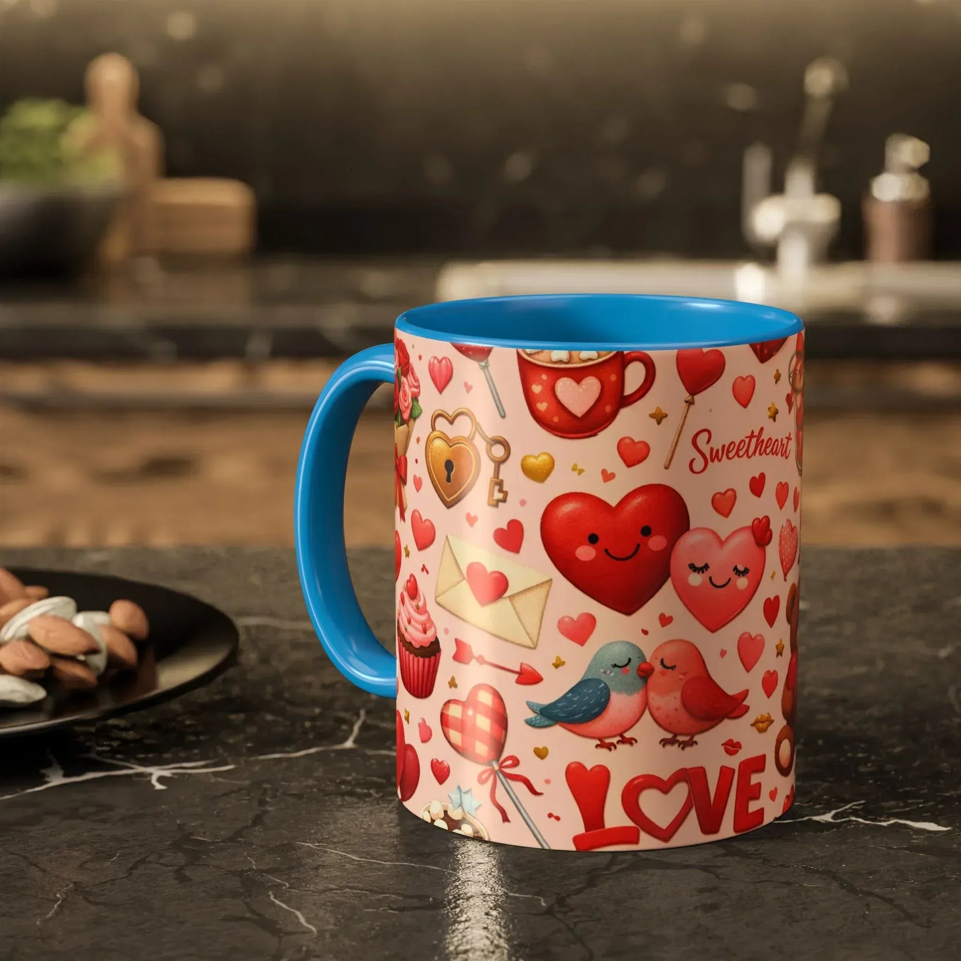 Sweetheart Love Mug - Colorful Mugs (11oz, 15oz) - KARARMDESIGN