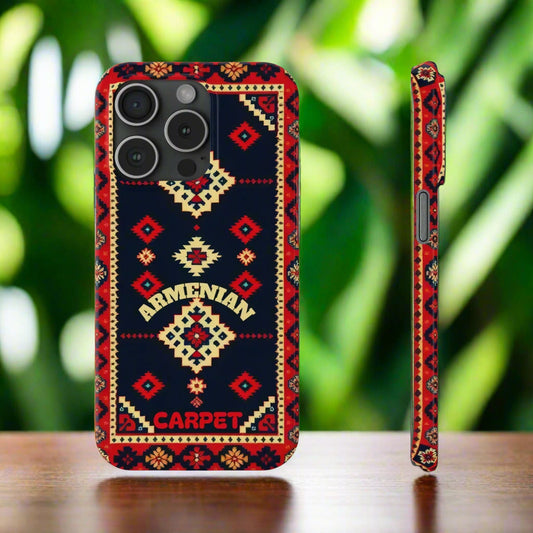 Armenian Carpet Pattern Traditional Ethnic Design Phone Case for iPhone 7-16 Models - KarArmDesign