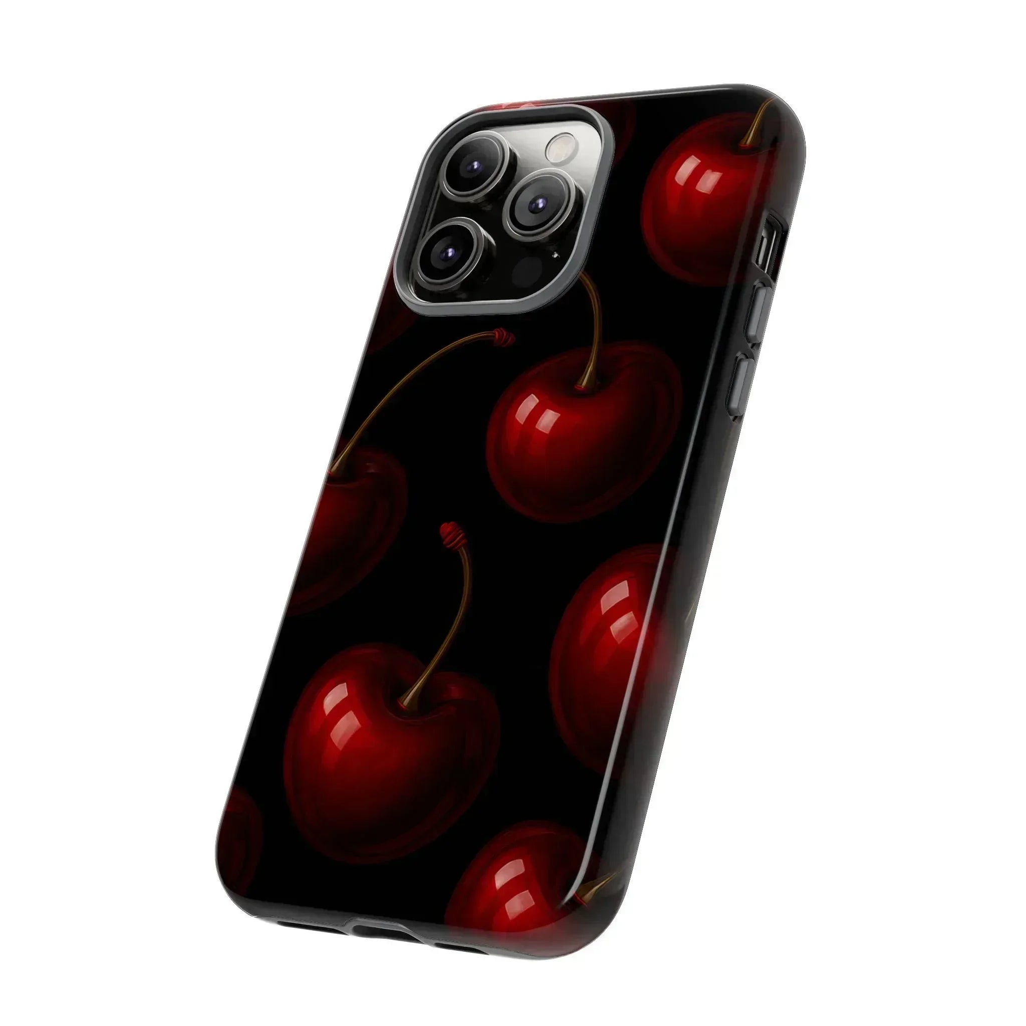 Cherry Phone Case for iPhone X-16 and Galaxy S20-S25 - KARARMDESIGN
