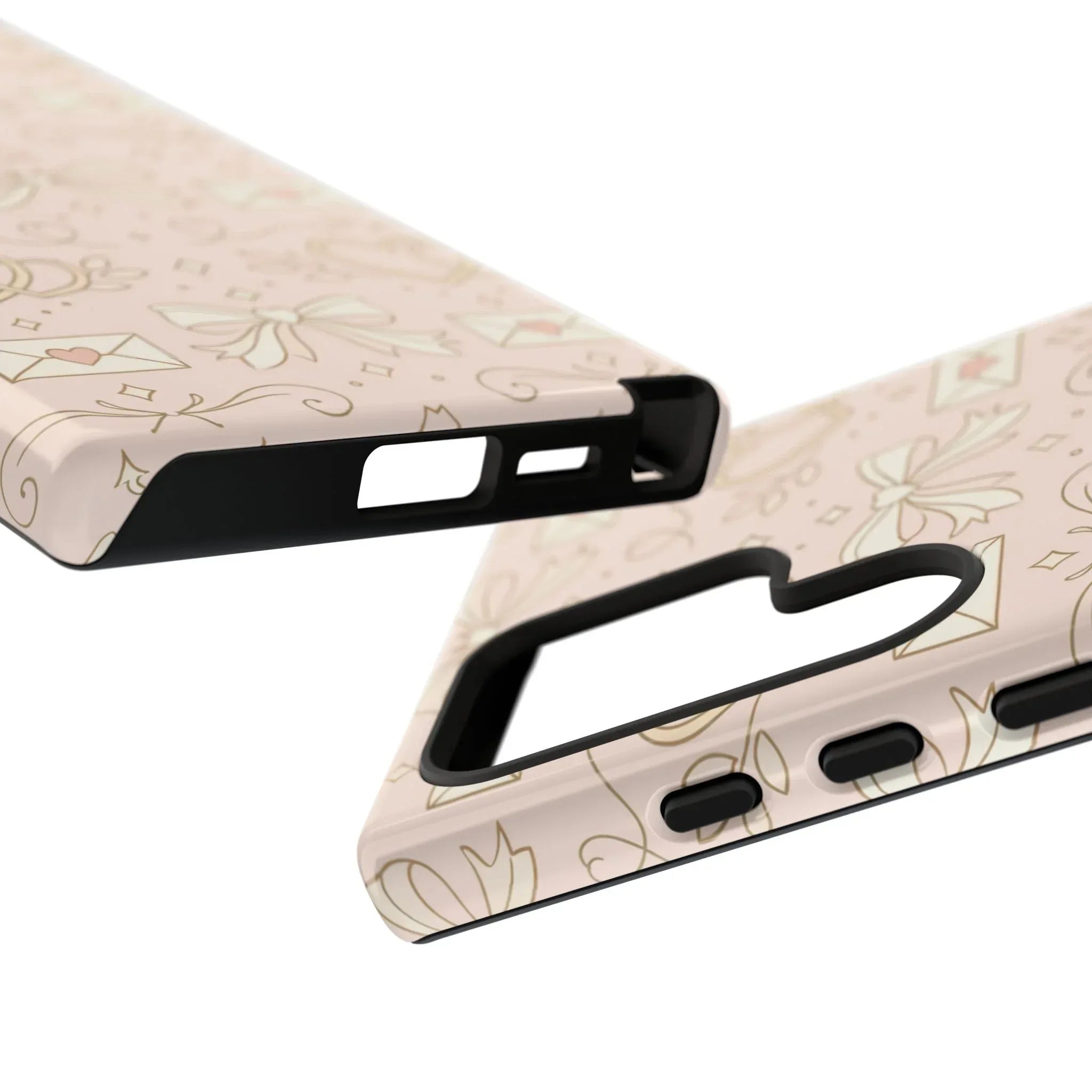 Sweet Romance Tough Phone Case for iPhone 11–17 & Galaxy S10–S25 - KARARMDESIGN