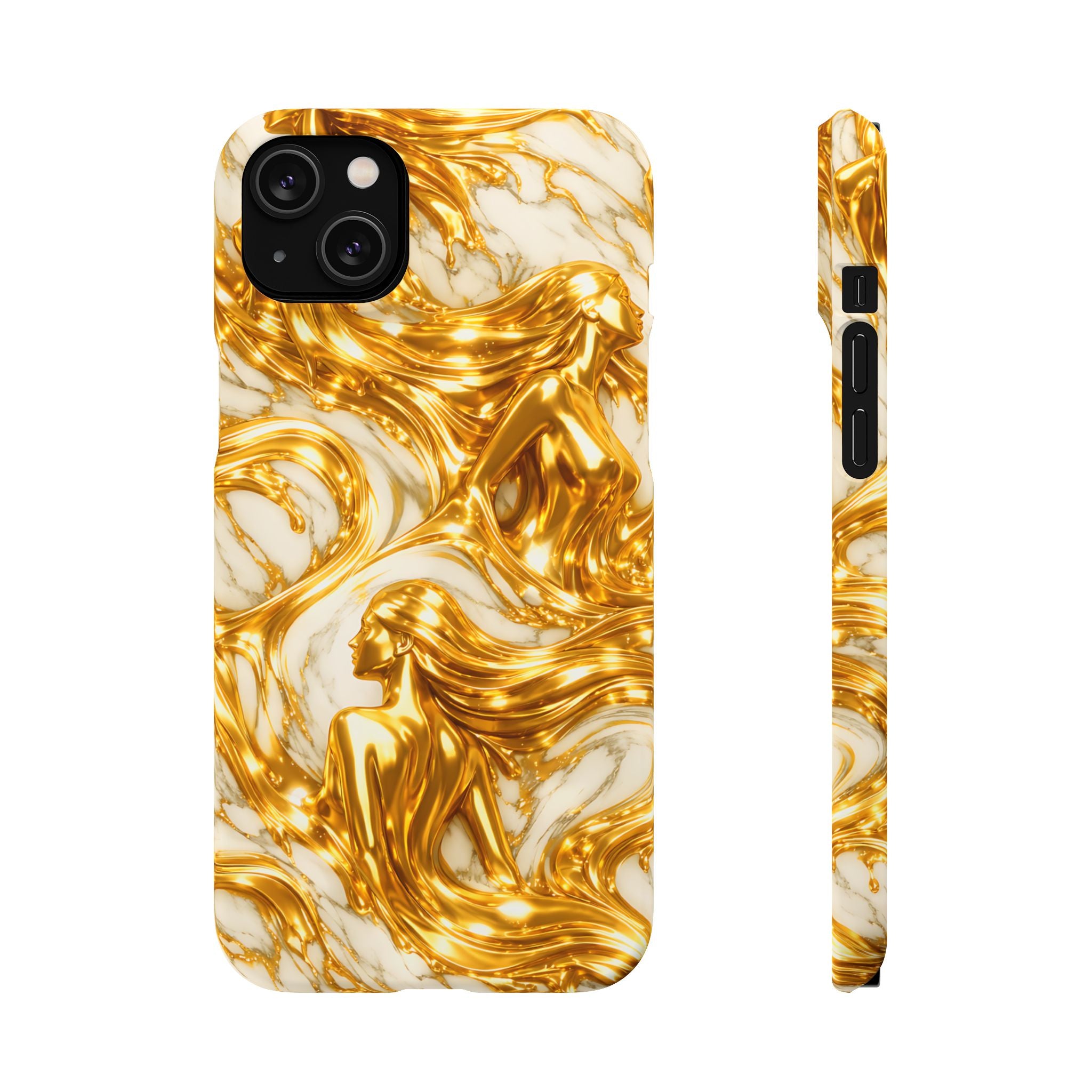 Divine Gold Woman Snap Phone Case for iPhone & Galaxy