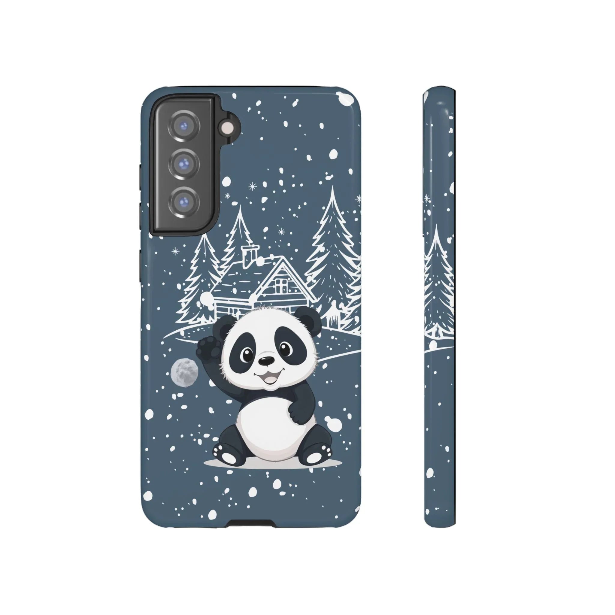 Cute Panda Phone Case for Samsung Galaxy and Google Pixel - KARARMDESIGN