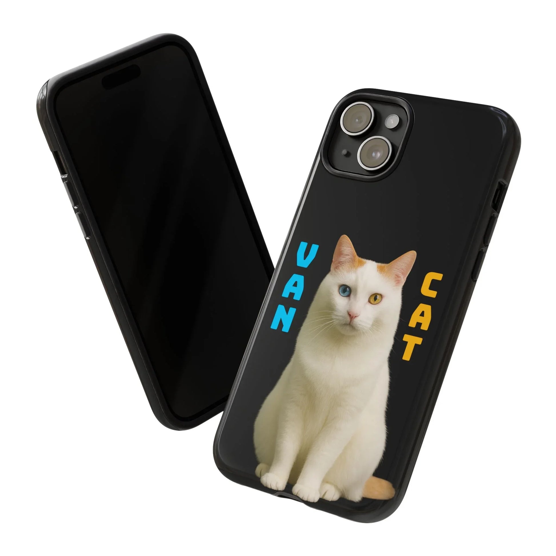 VAN CAT Phone Case for iPhone 8-17 and Galaxy S20-S25 - KARARMDESIGN