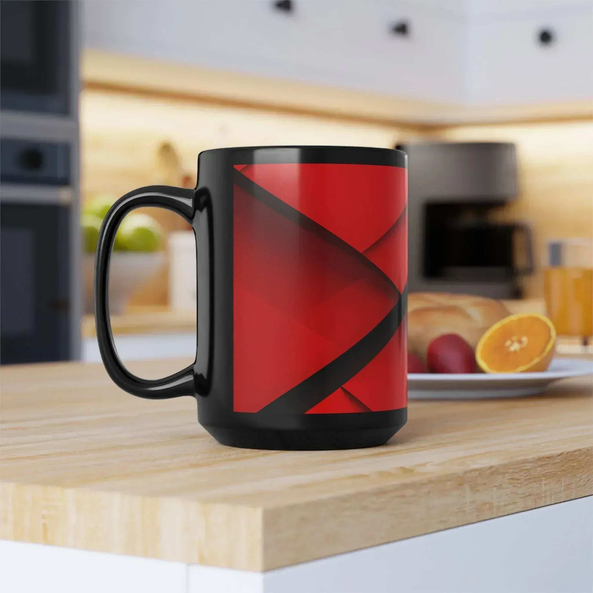 Geometric Pattern Ceramic Mug – 15oz - KARARMDESIGN
