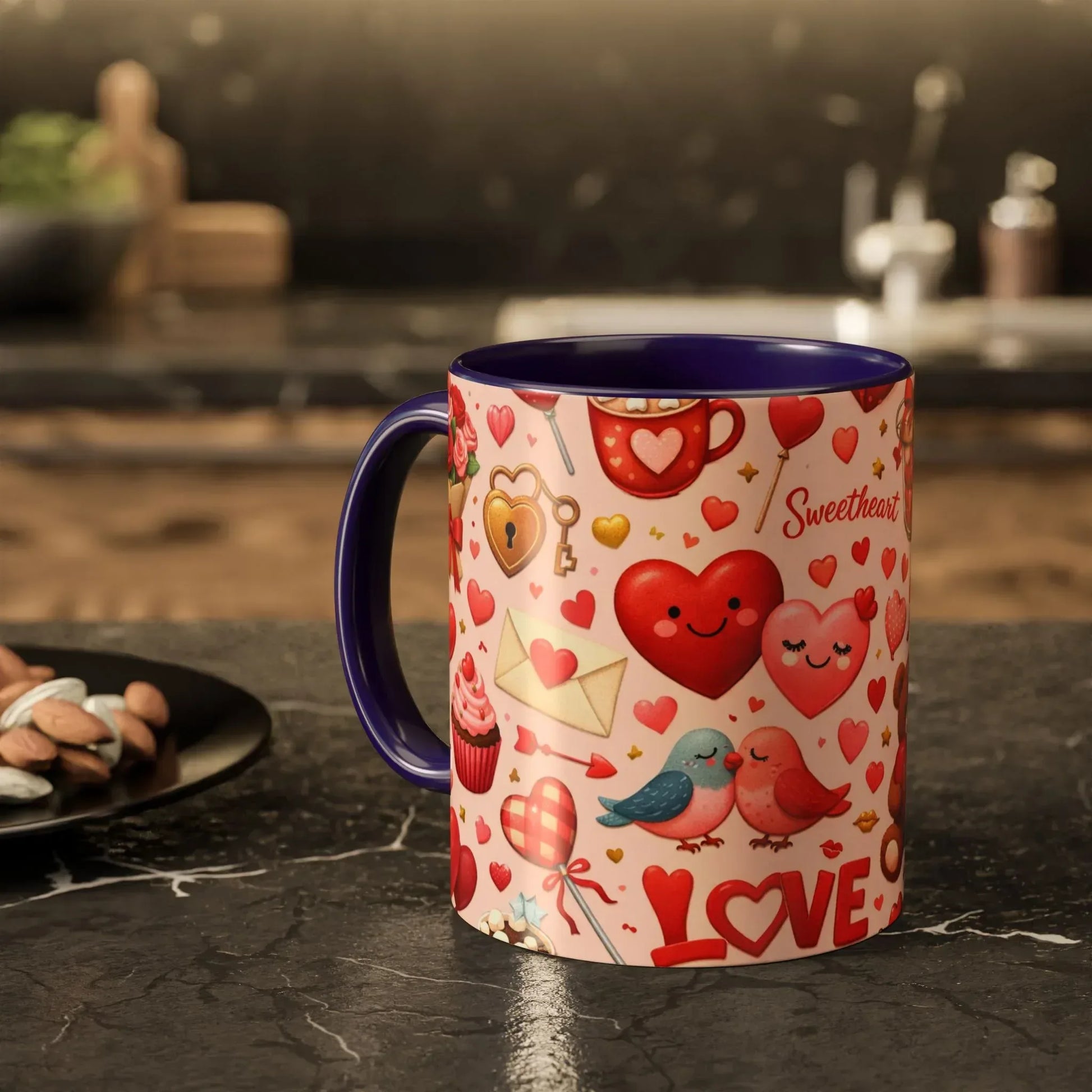 Sweetheart Love Mug - Colorful Mugs (11oz, 15oz) - KARARMDESIGN