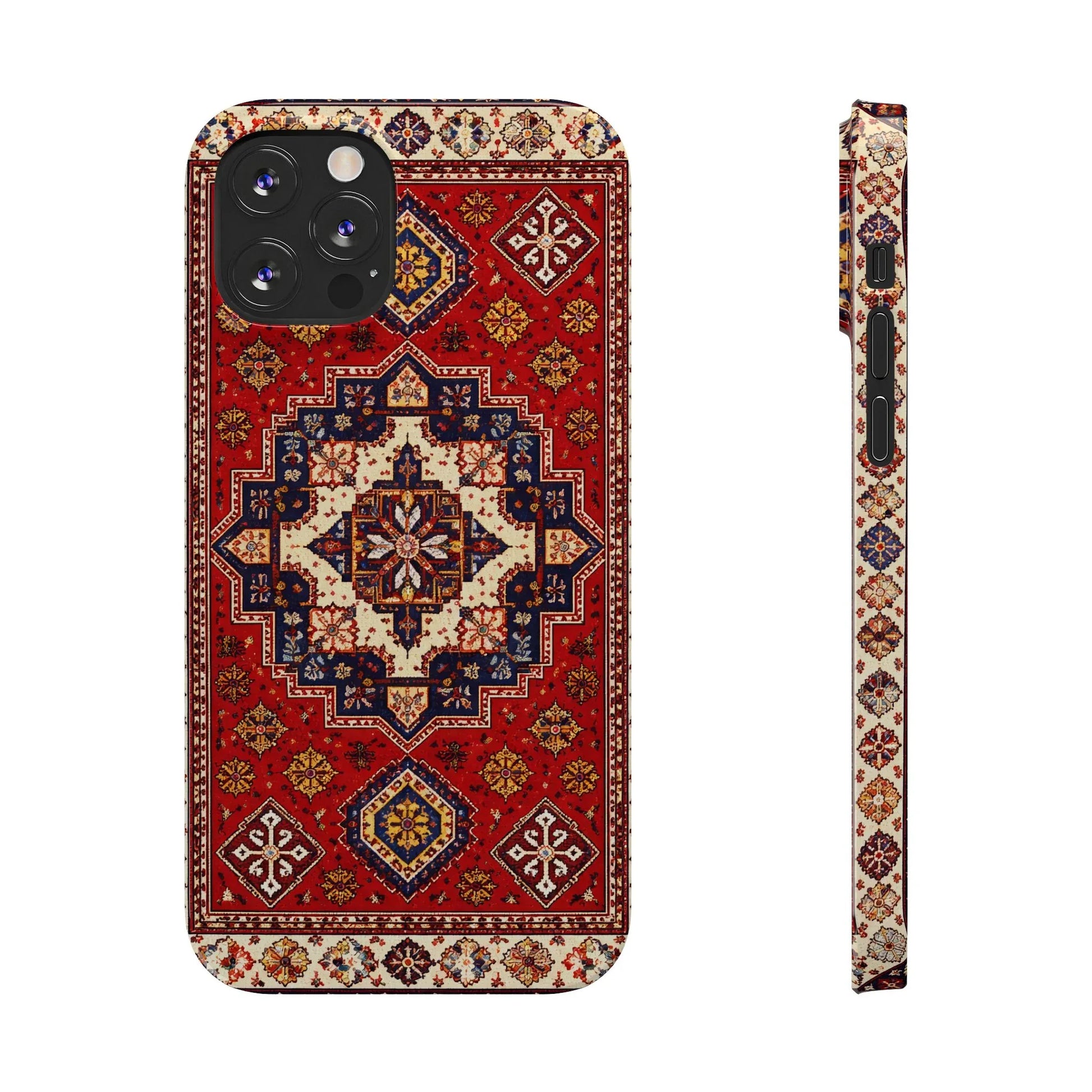 Armenian Carpet Pattern Phone Case for iPhone 11-16 - KARARMDESIGN