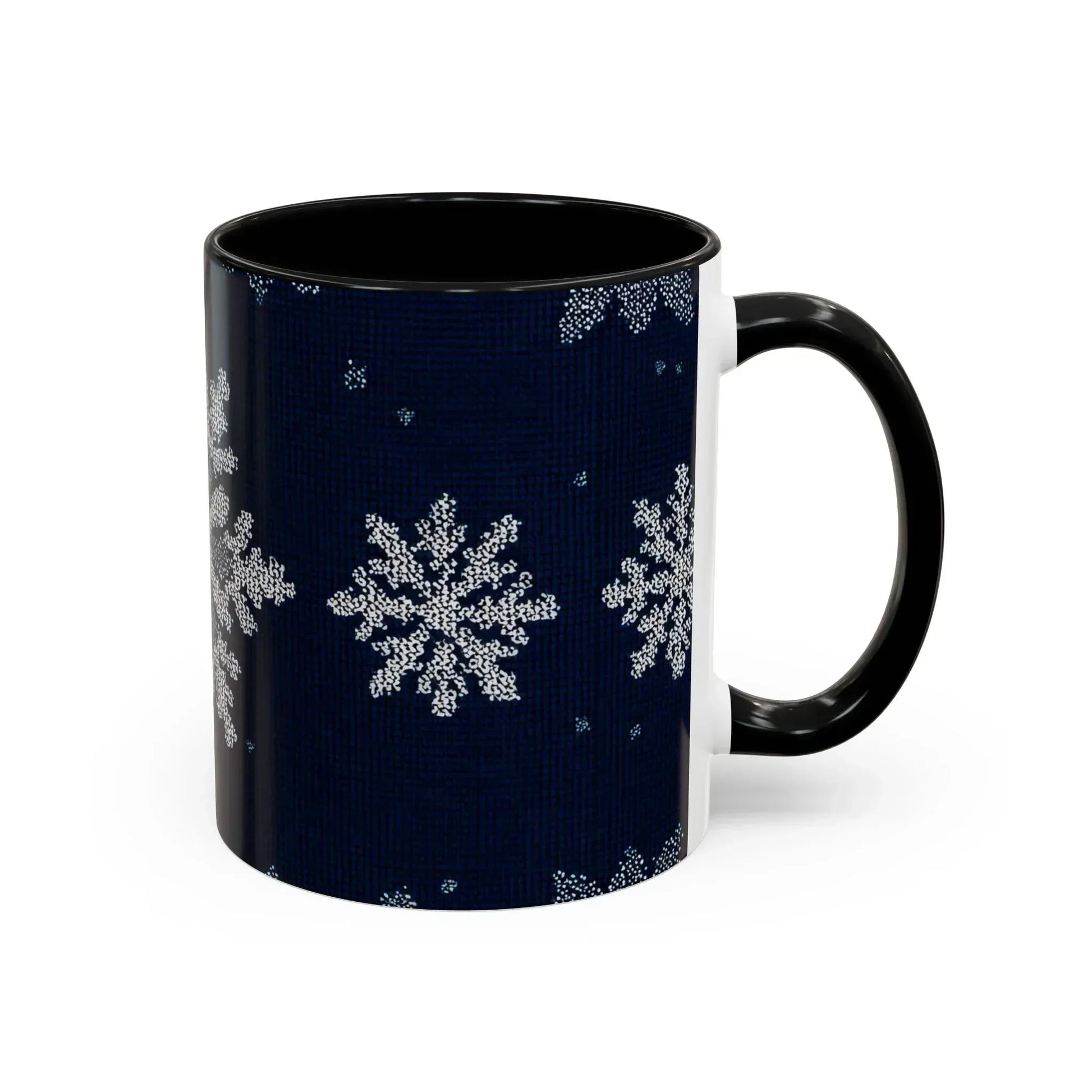 Snowflake Mug - Accent Coffee Mug (11, 15oz) - KARARMDESIGN