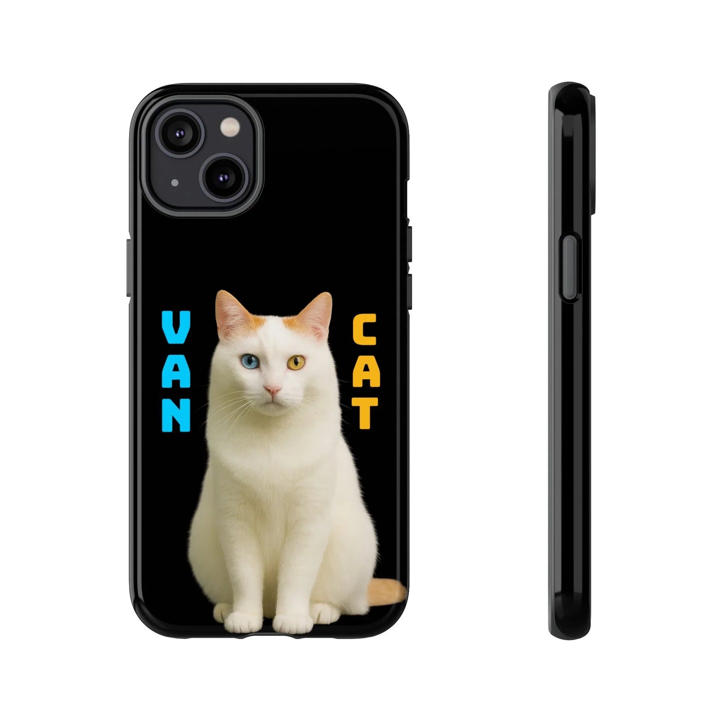 VAN CAT Phone Case for iPhone 8-16 and Samsung Galaxy S20-S25 Models