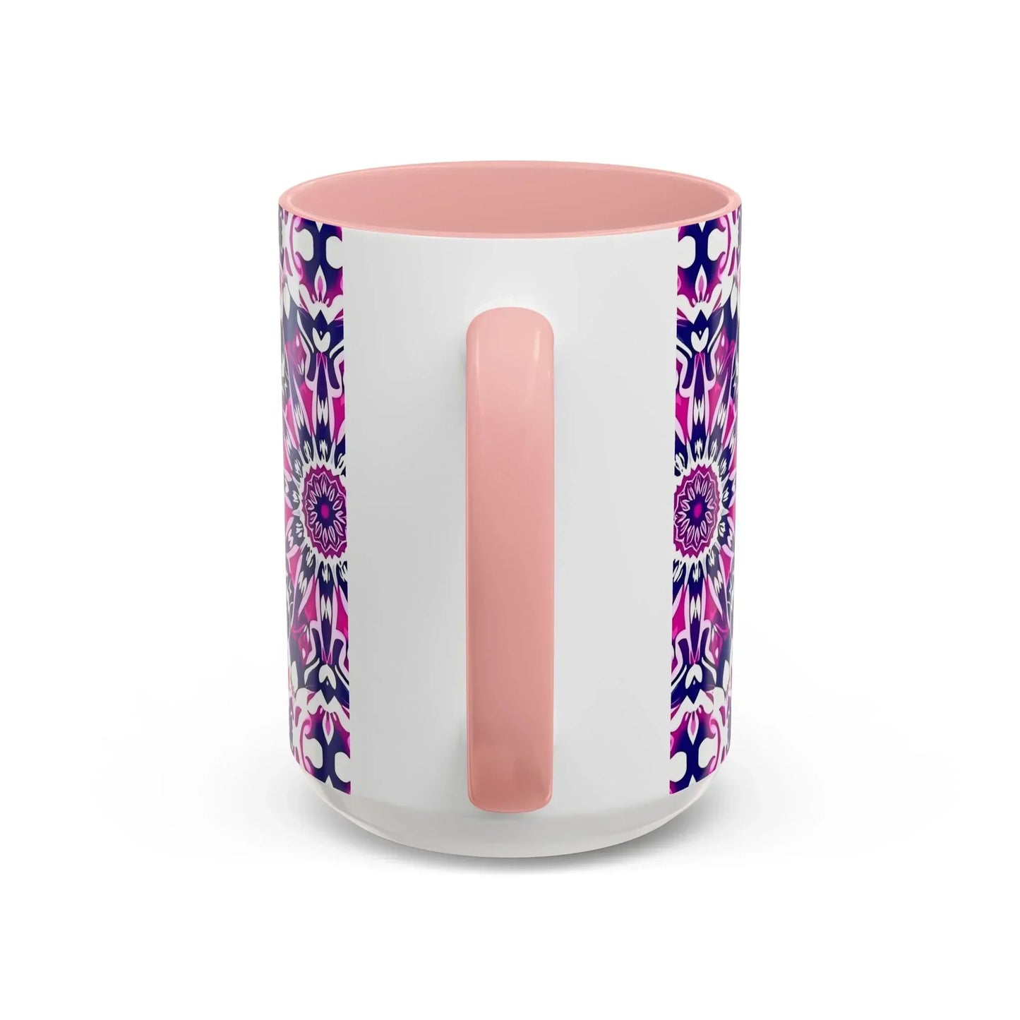 Vibrant Mandala Burst Ceramic Coffee Mug -11 & 15oz - KarArmDesign
