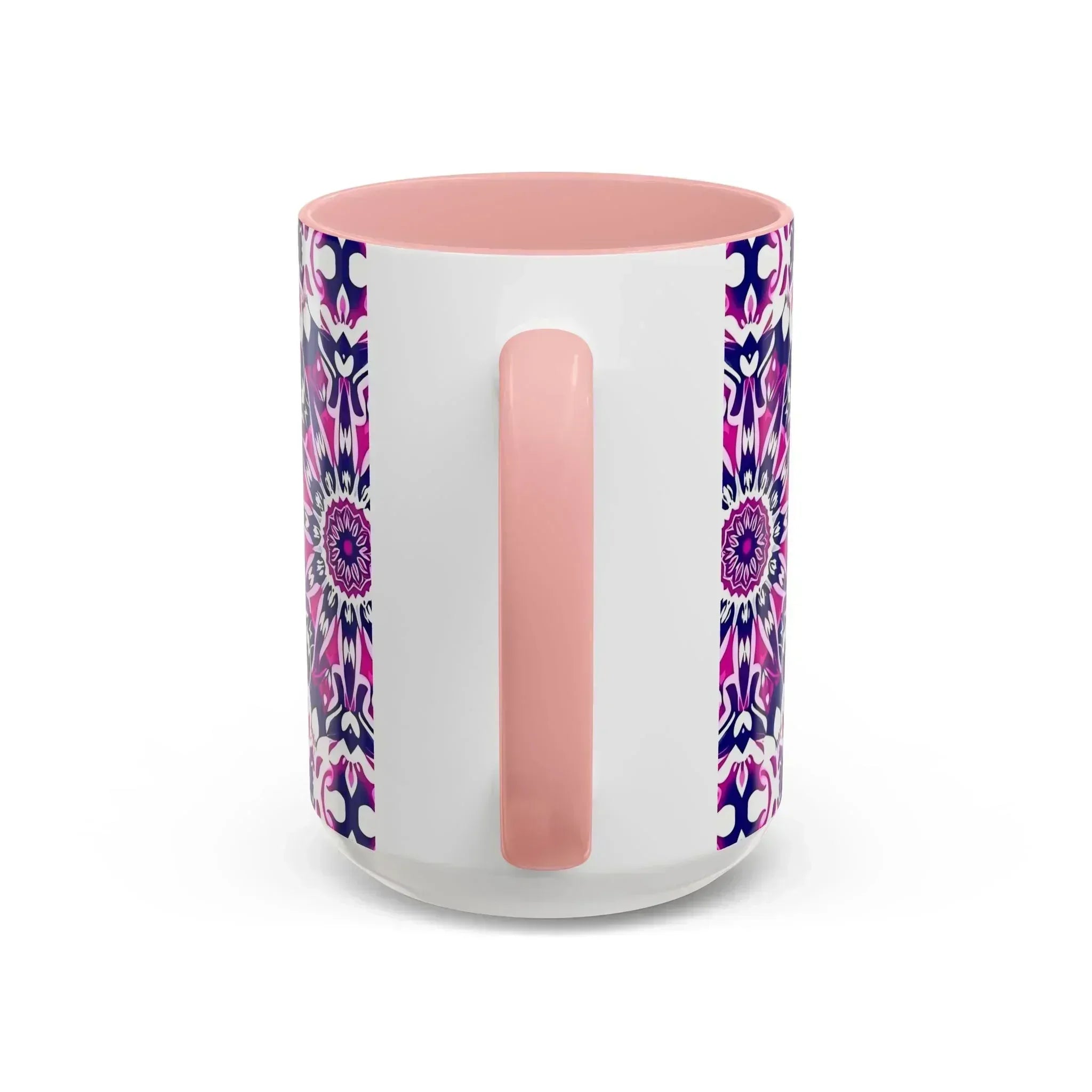 Vibrant Mandala Burst Ceramic Coffee Mug -11 & 15oz - KARARMDESIGN