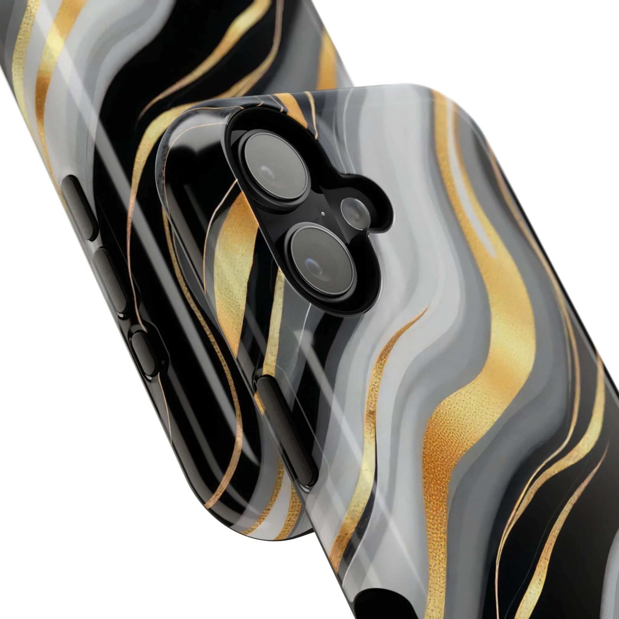 Modern Marble Flow Phone Case for iPhone 11-17 - KARARMDESIGN