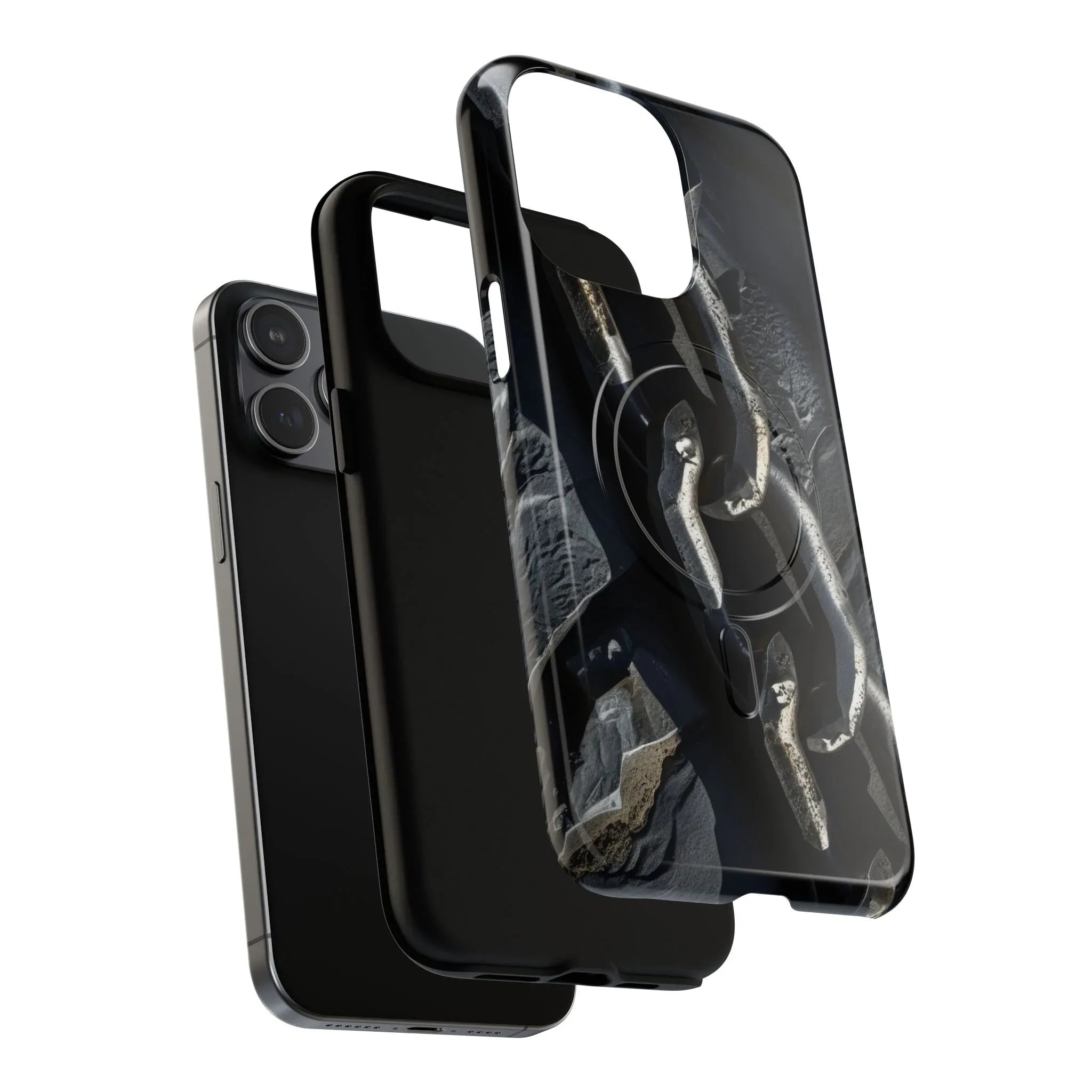 “Iron Chain” Tough Magnetic Phone Case for iPhone 13-17 - KARARMDESIGN