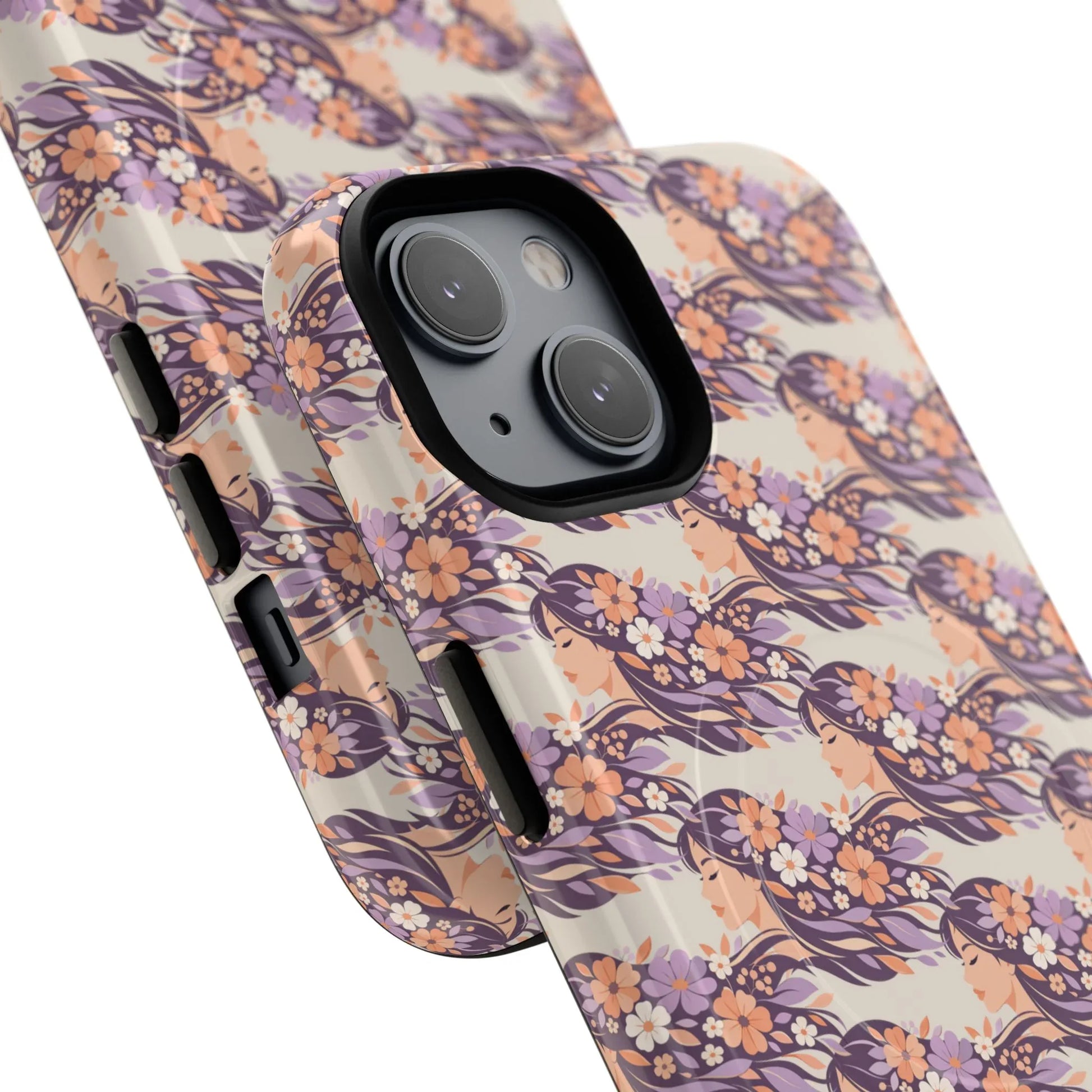 Floral Goddess Phone Case for iPhone 13-17 - KARARMDESIGN