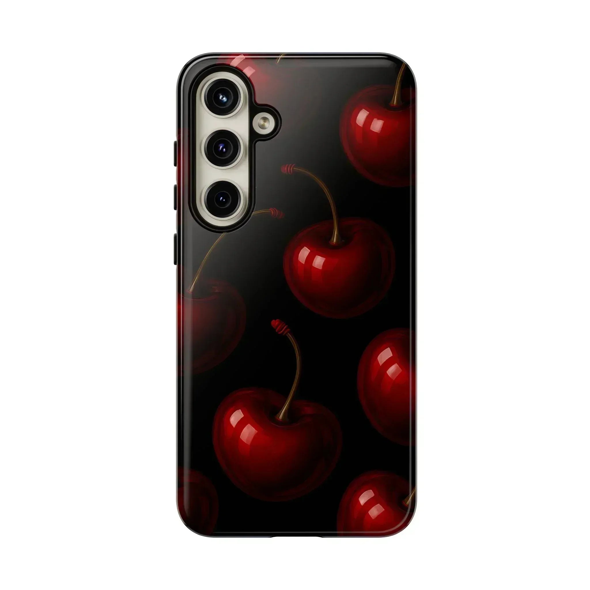 Cherry Phone Case for iPhone X-16 and Galaxy S20-S25 - KARARMDESIGN