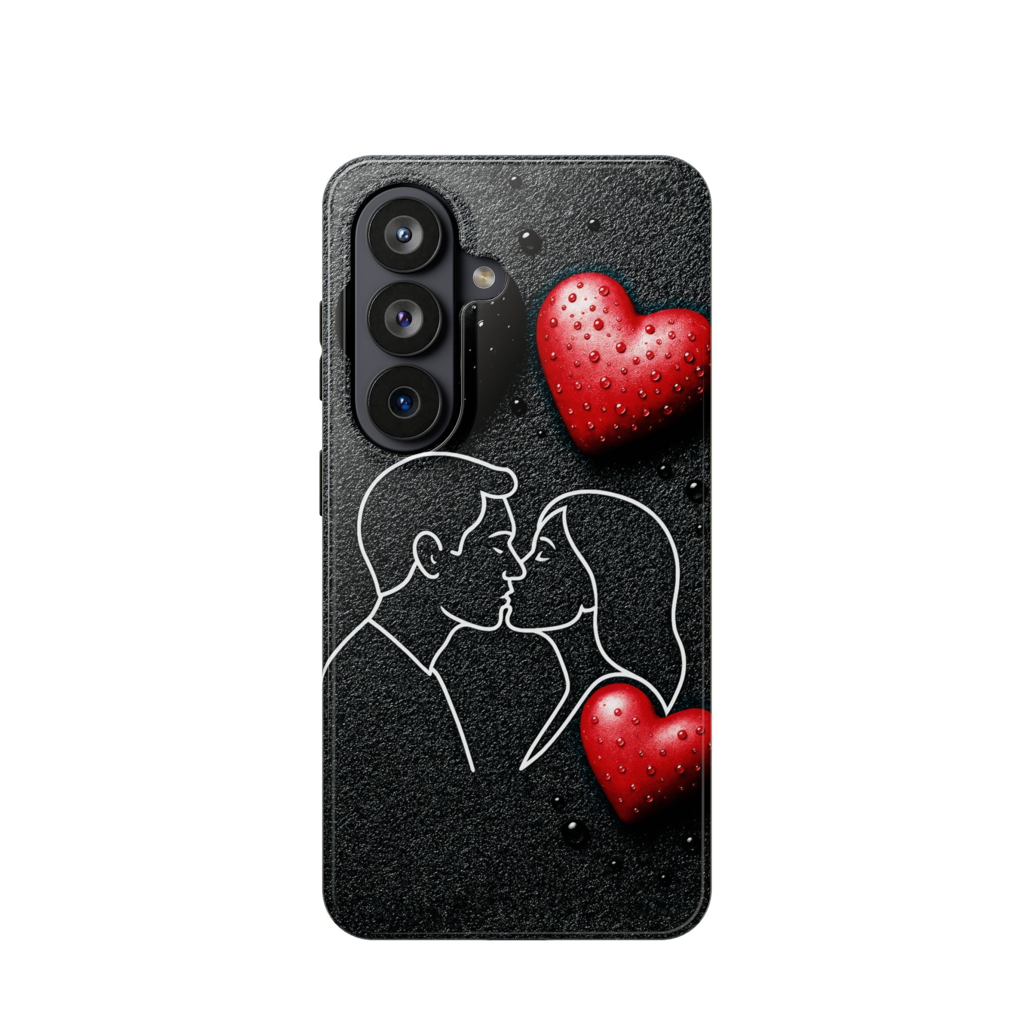 Midnight Kiss Phone Case for iPhone 13–17 & Samsung Galaxy S26 Series