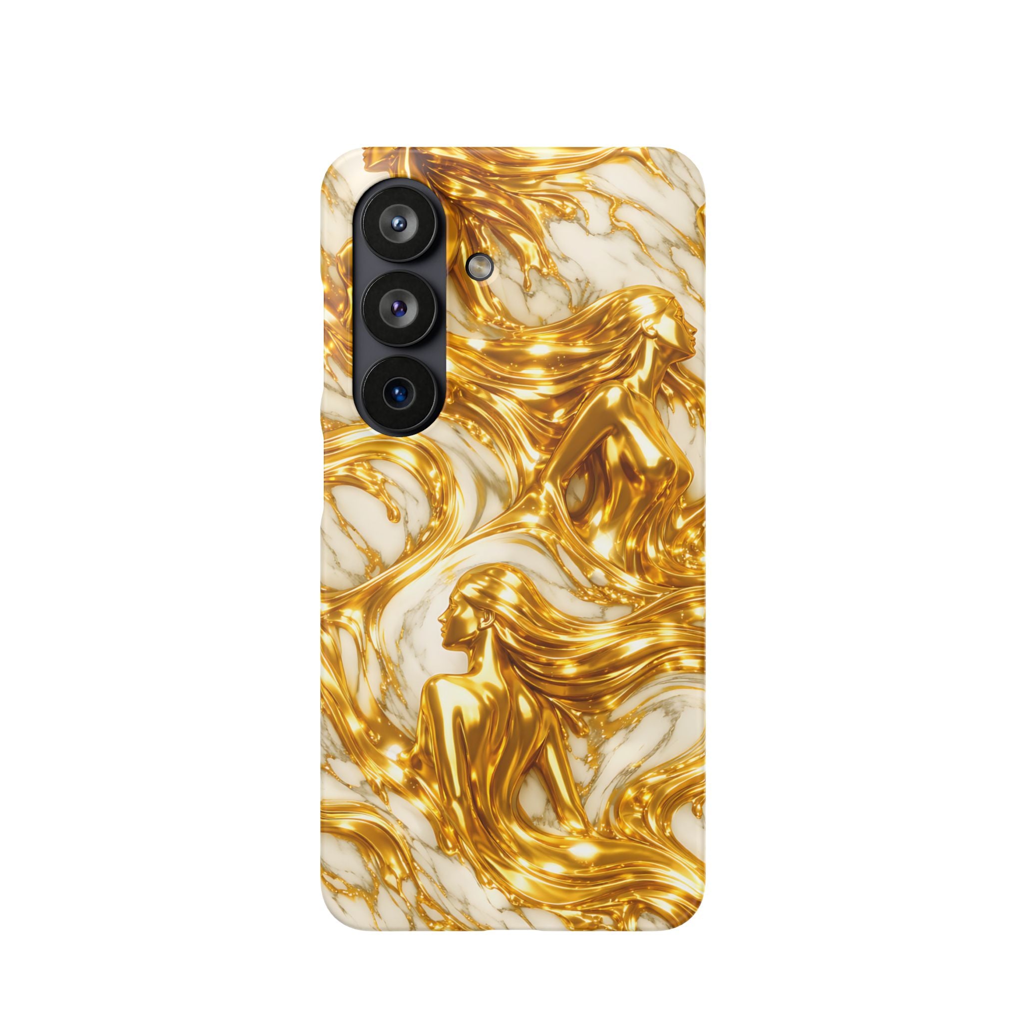 Divine Gold Woman Snap Phone Case for iPhone & Galaxy