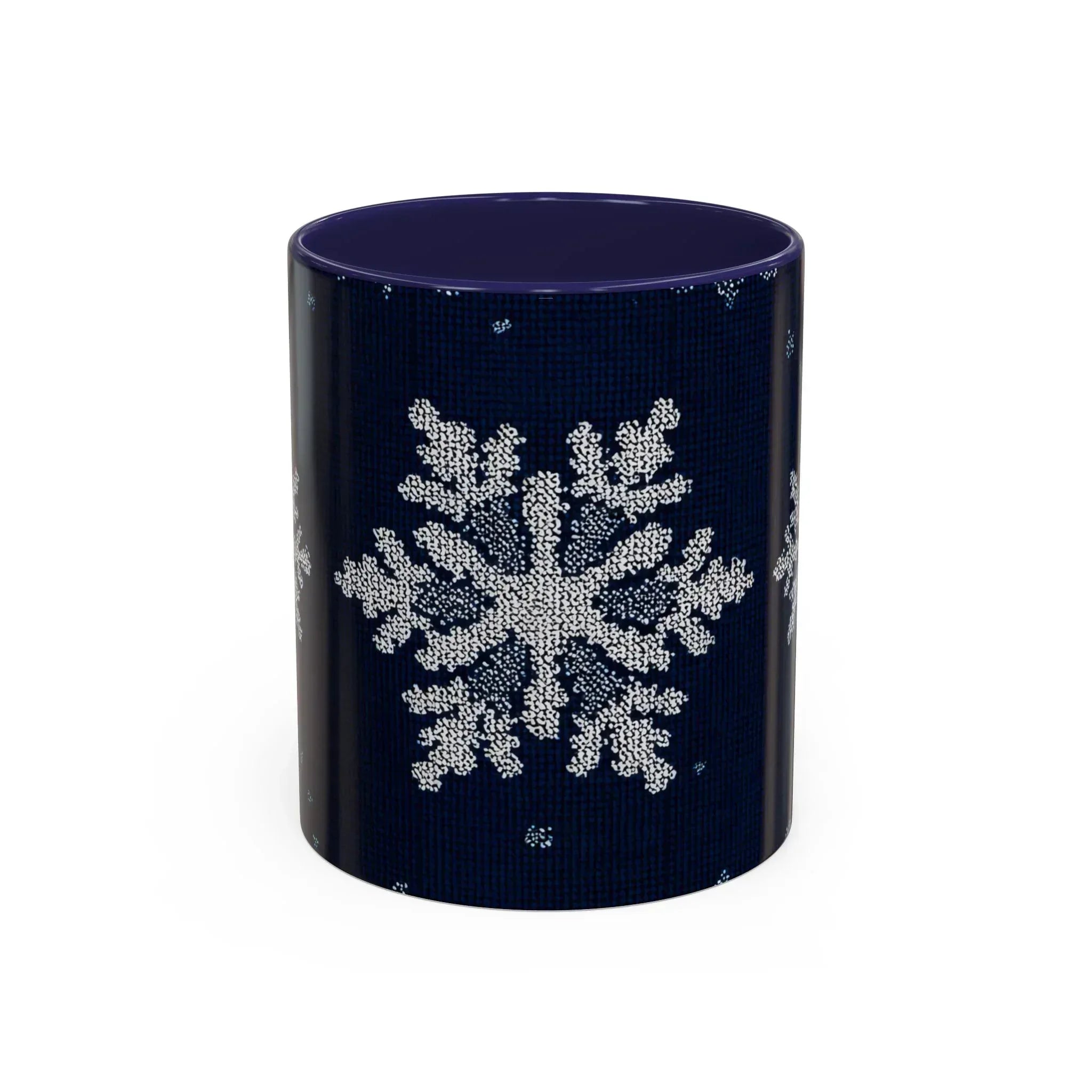 Snowflake Mug - Accent Coffee Mug (11, 15oz) - KARARMDESIGN