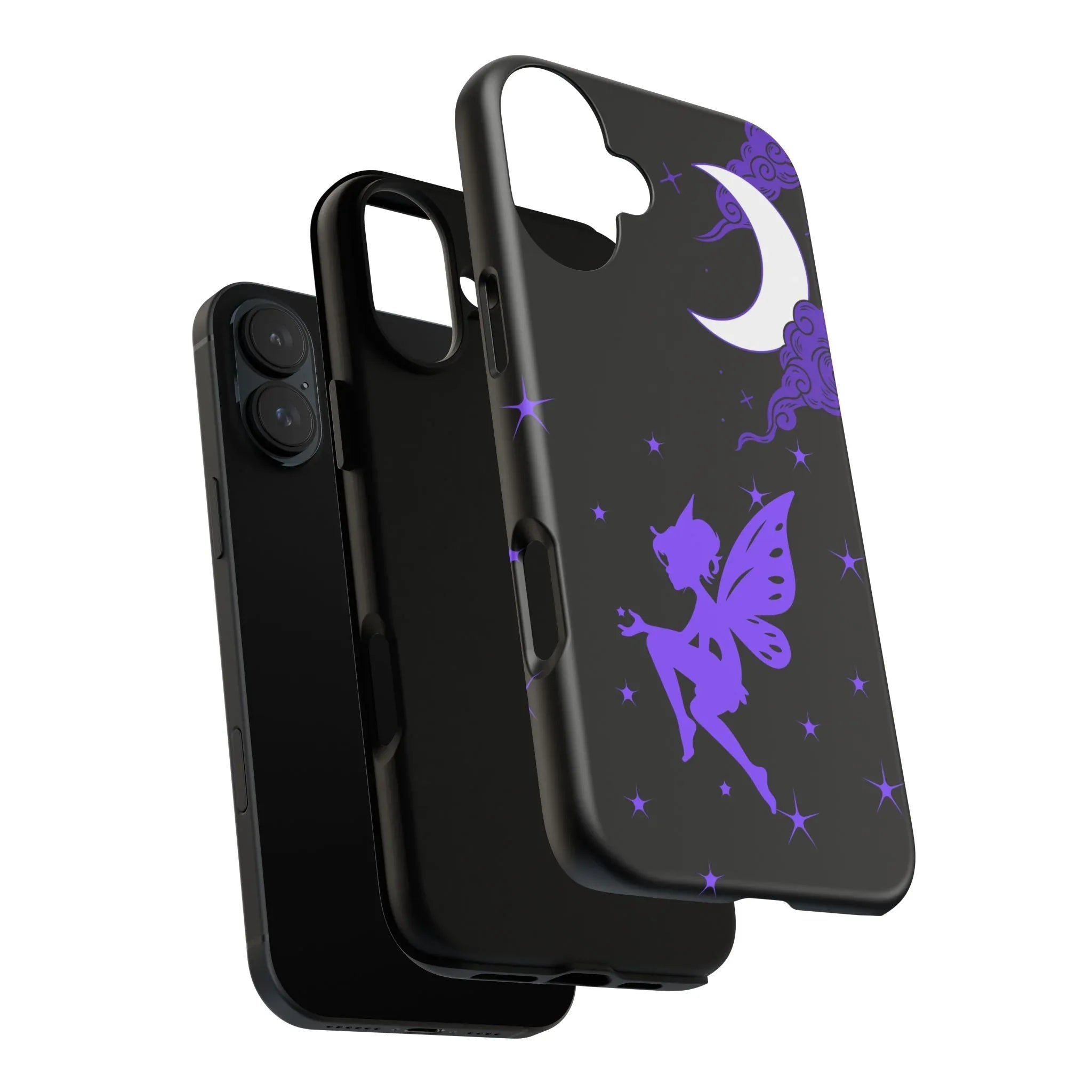 Moonlit Fairy Phone Case for iPhone 8-16 and Galaxy S10-S23 - KARARMDESIGN