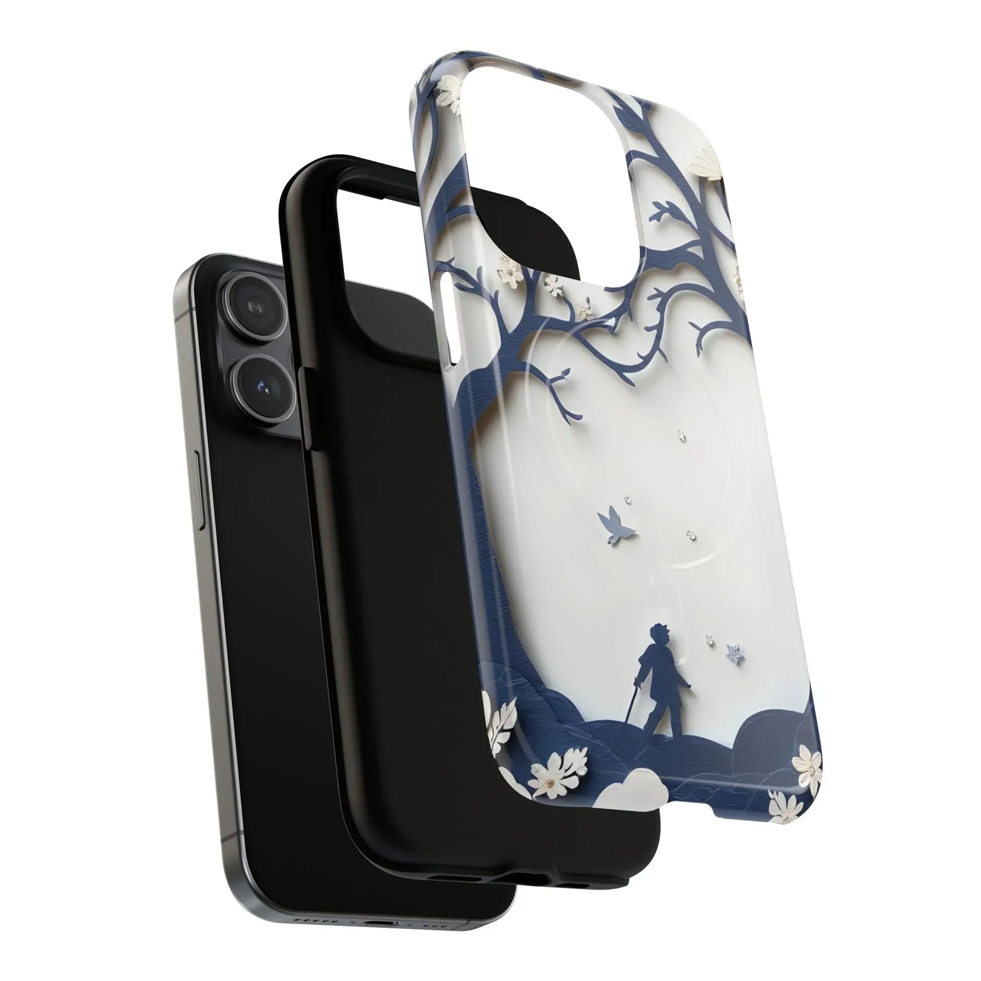 Nature Silhouette Phone Case for iPhone 14-16 Models - KarArmDesign