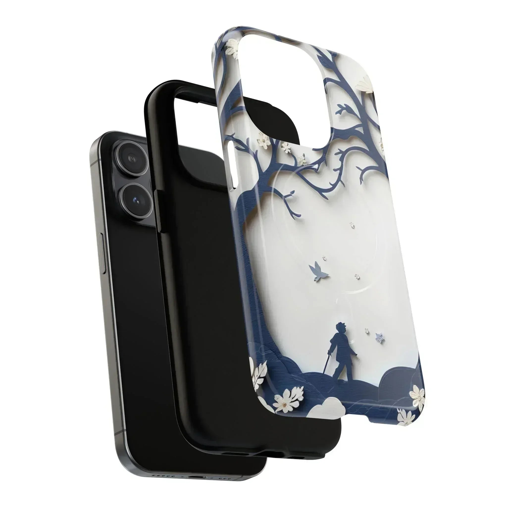 Nature Silhouette Phone Case for iPhone 14-16 - KARARMDESIGN