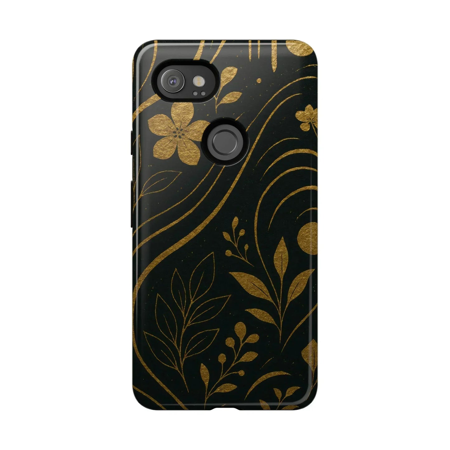 Foil Frenzy Abstract Gold Pattern Phone Case for Samsung Galaxy and Google Pixel - KarArmDesign