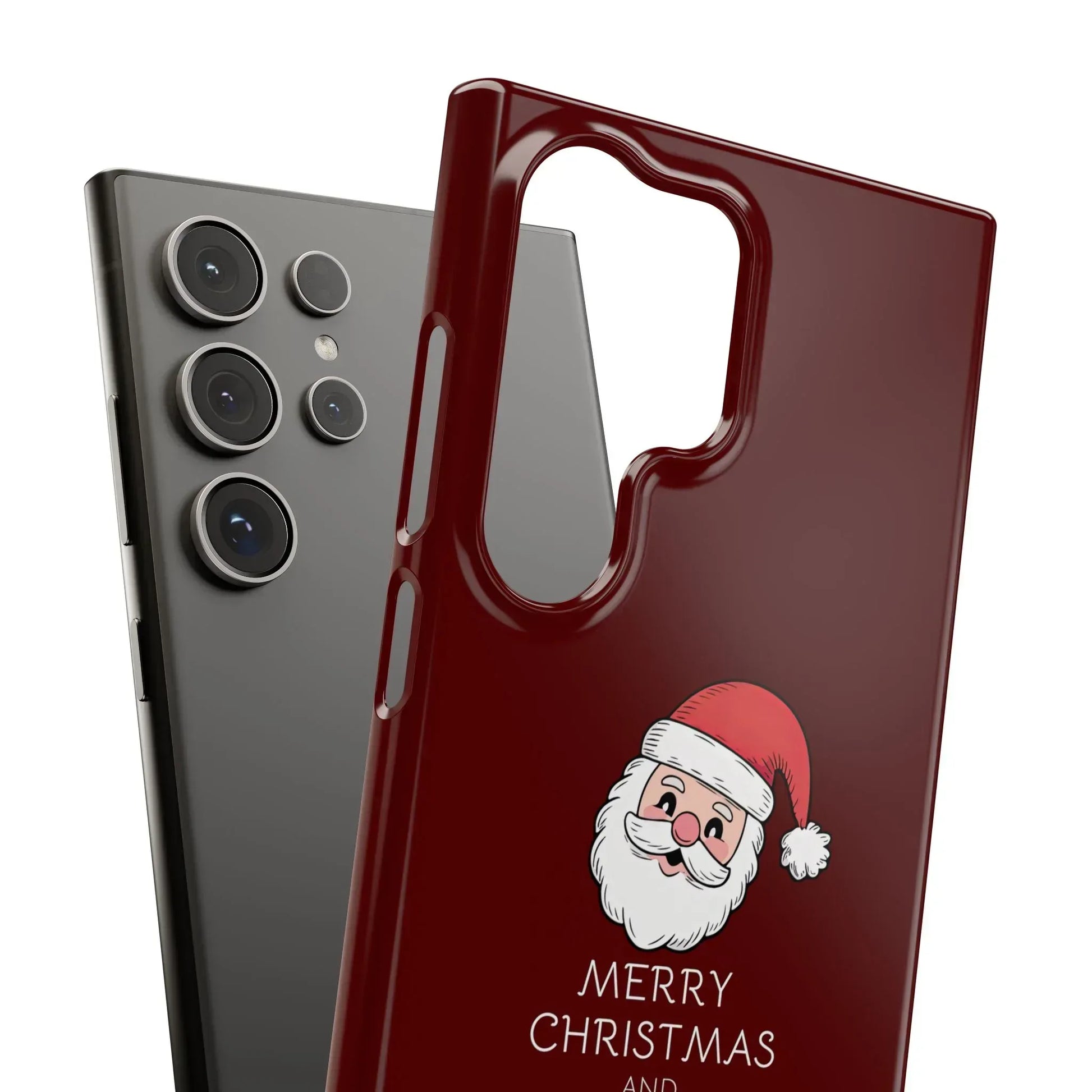 Crimson Claus Phone Case for iPhone 8-17 and Galaxy S20-S25 - KARARMDESIGN