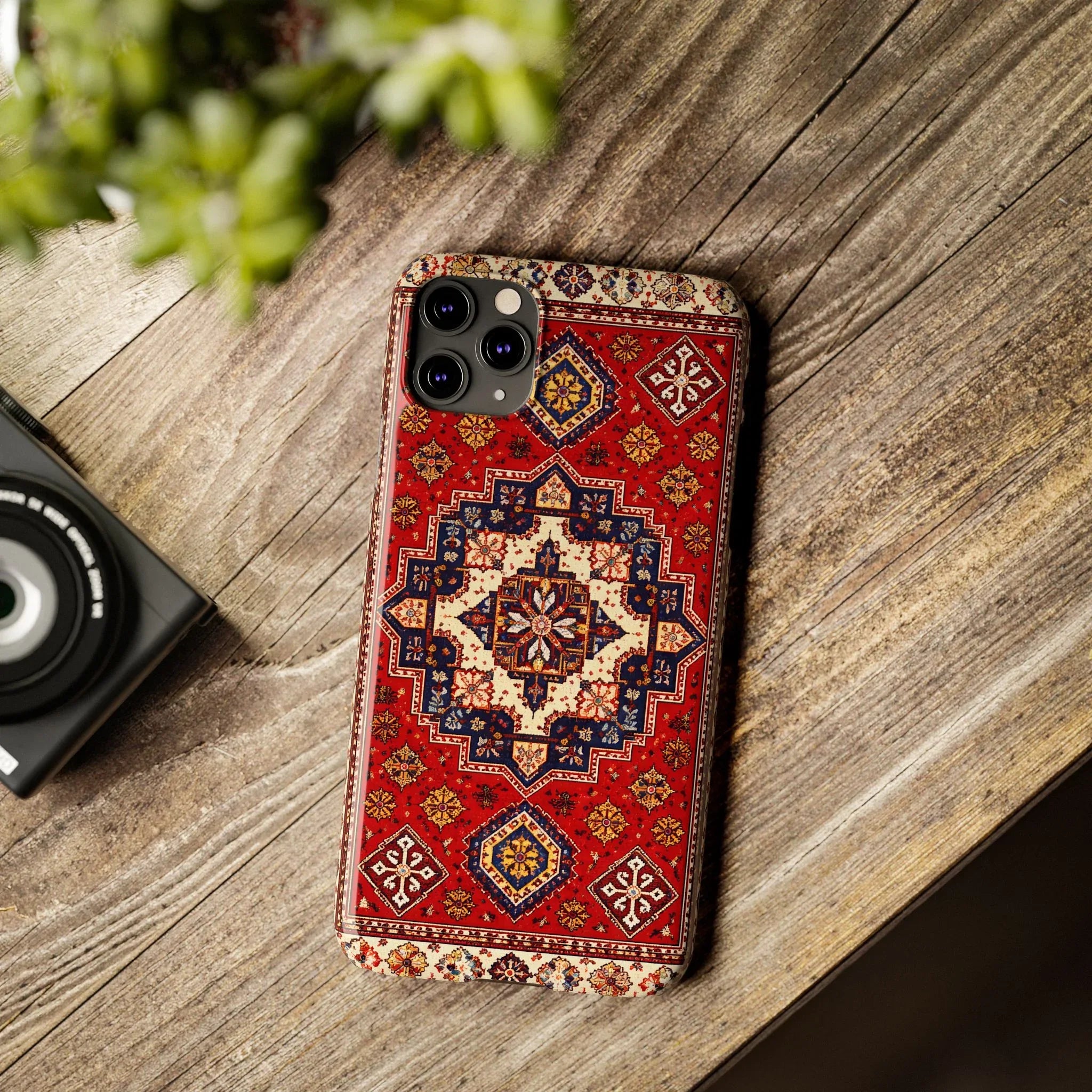 Armenian Carpet Pattern Phone Case for iPhone 11-16 - KARARMDESIGN