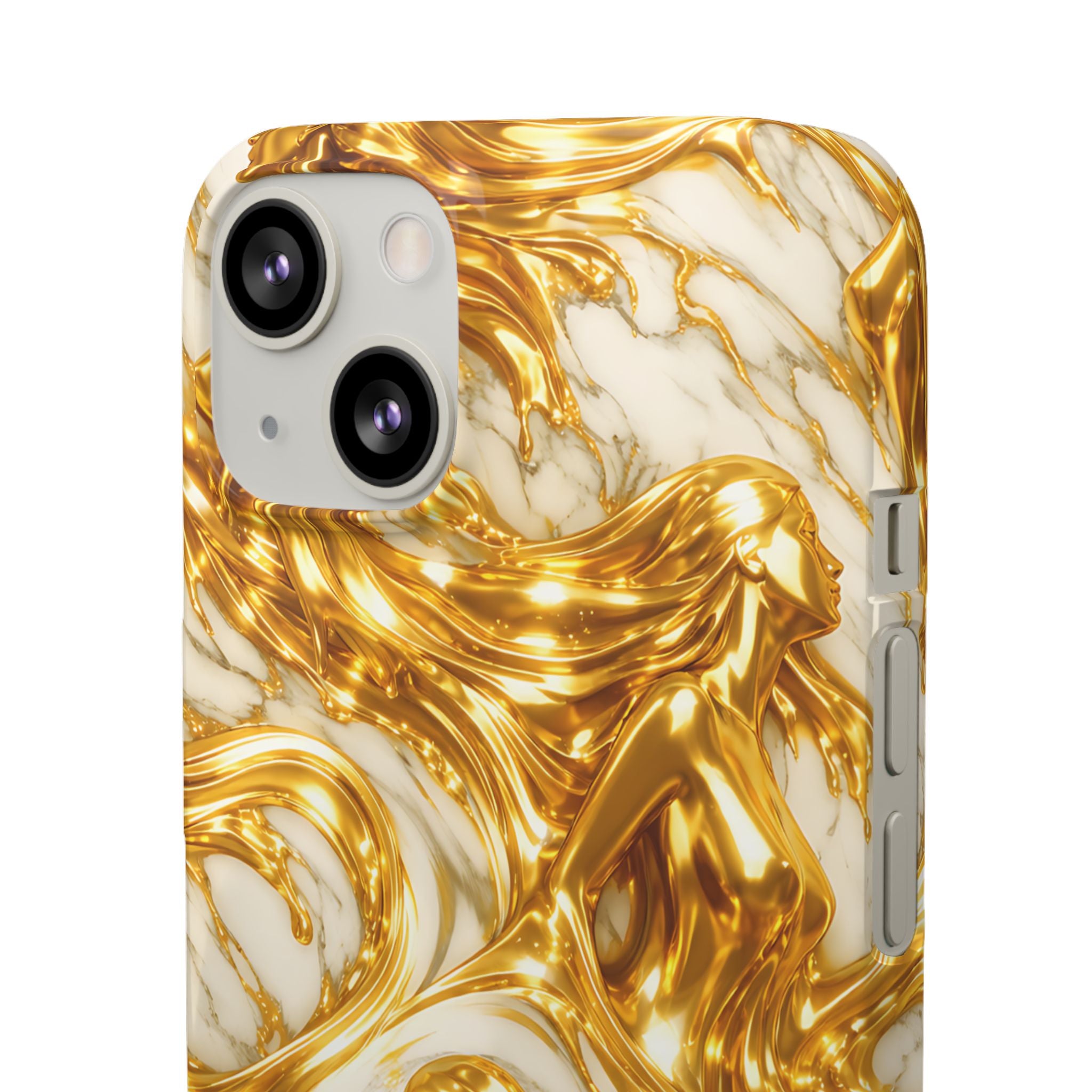 Divine Gold Woman Snap Phone Case for iPhone & Galaxy