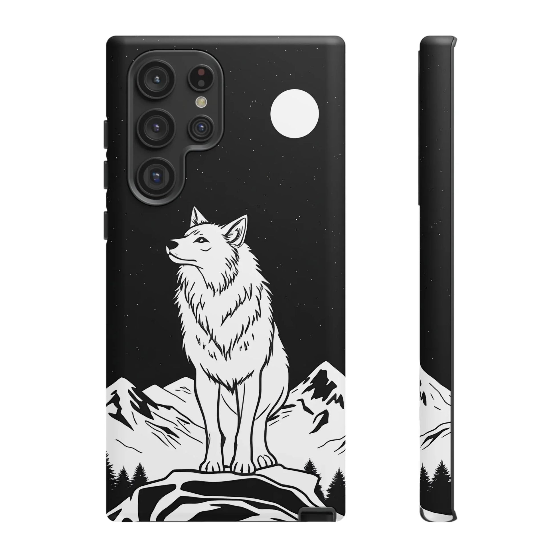 Majestic Wolf Phone Case for iPhone and Galaxy - KARARMDESIGN