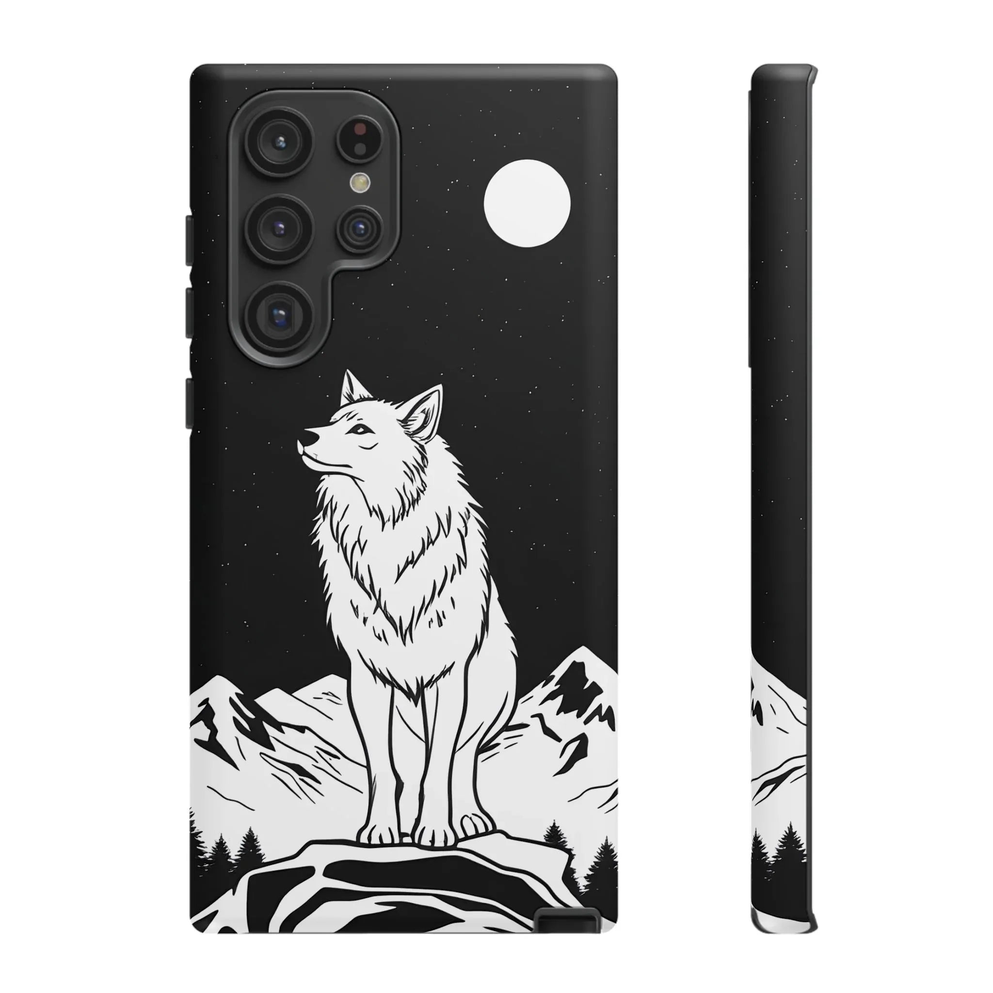 Majestic Wolf Phone Case for iPhone and Galaxy - KARARMDESIGN