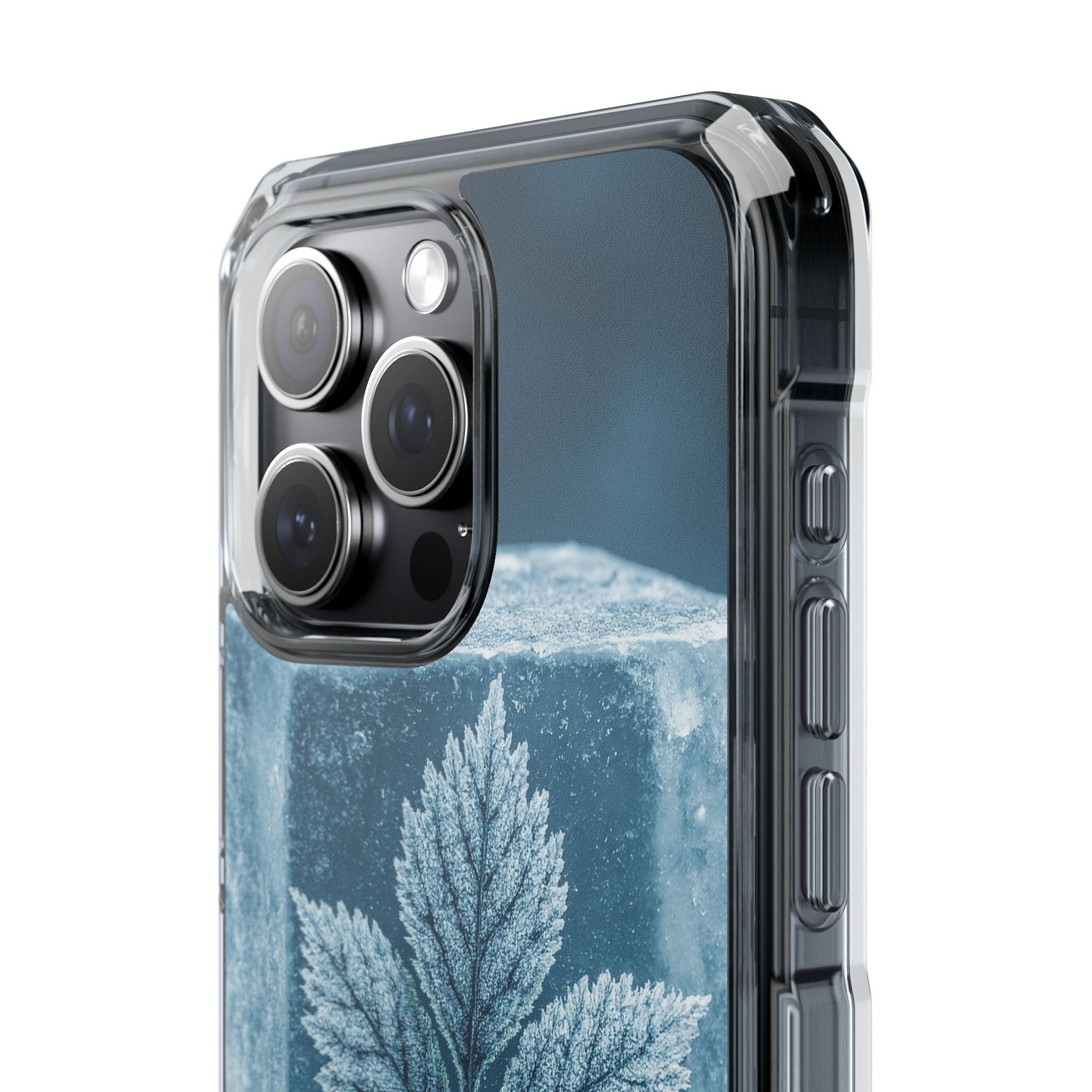Frozen Leaf Phone Case for iPhone 14-17