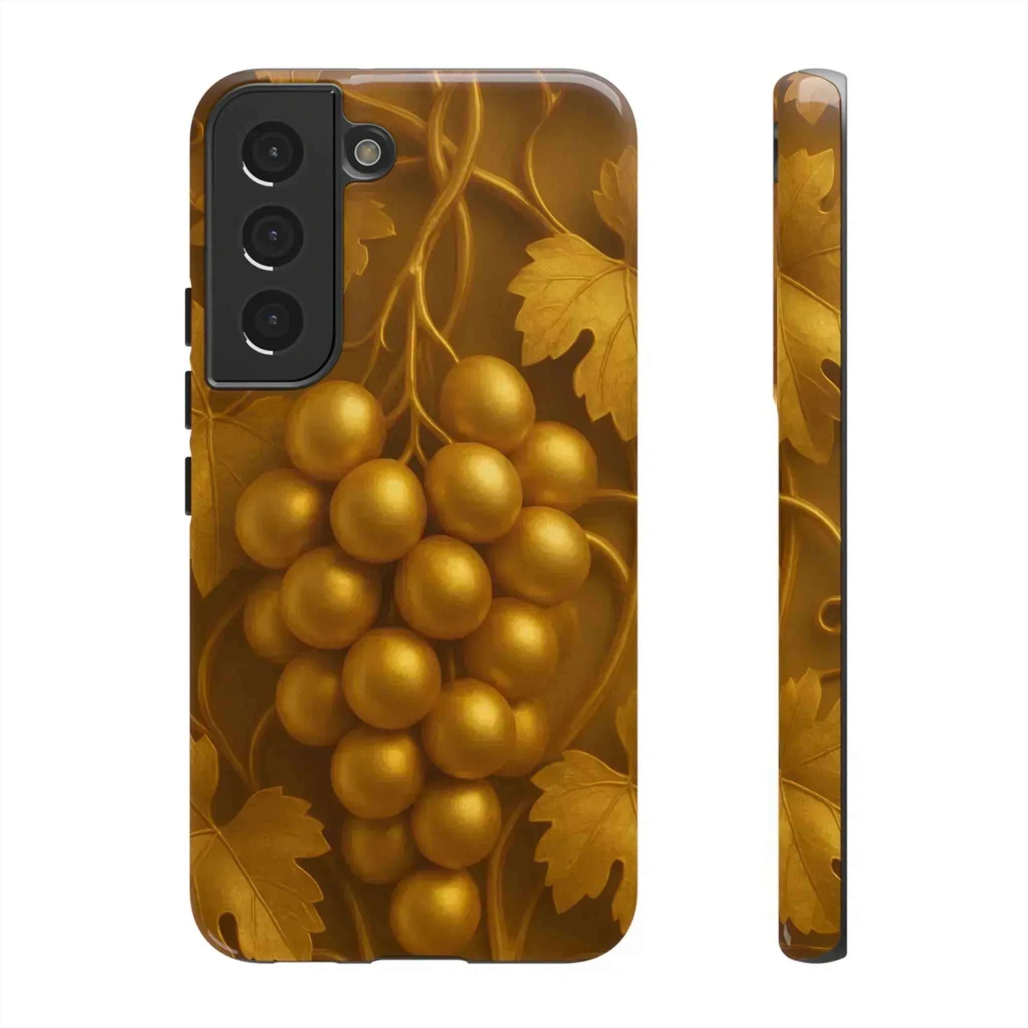 Golden Grapes Phone Case for Samsung Galaxy S10-S25 - KARARMDESIGN