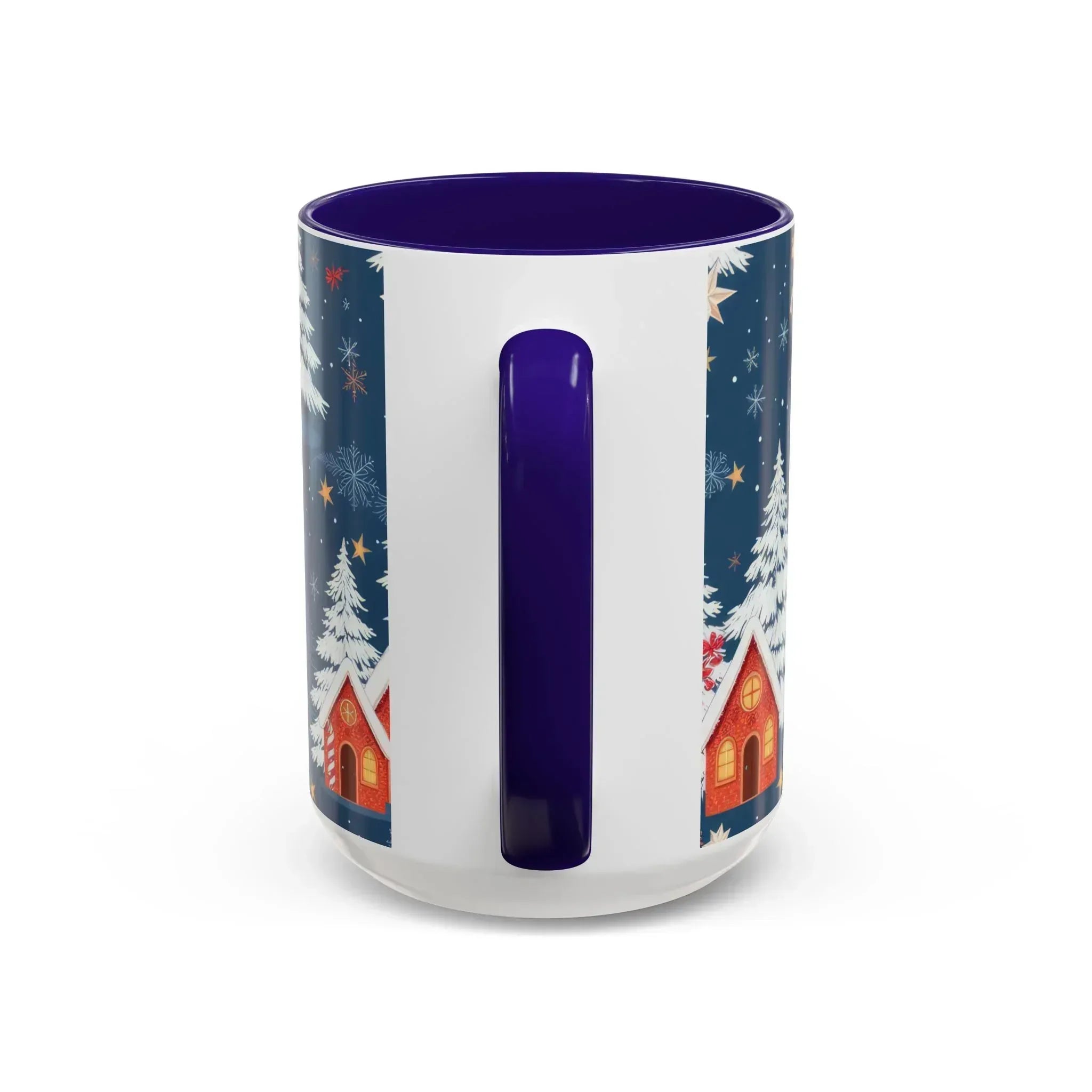 Dark Blue Christmas Mug - Colorful Mugs (11oz, 15oz) - KARARMDESIGN