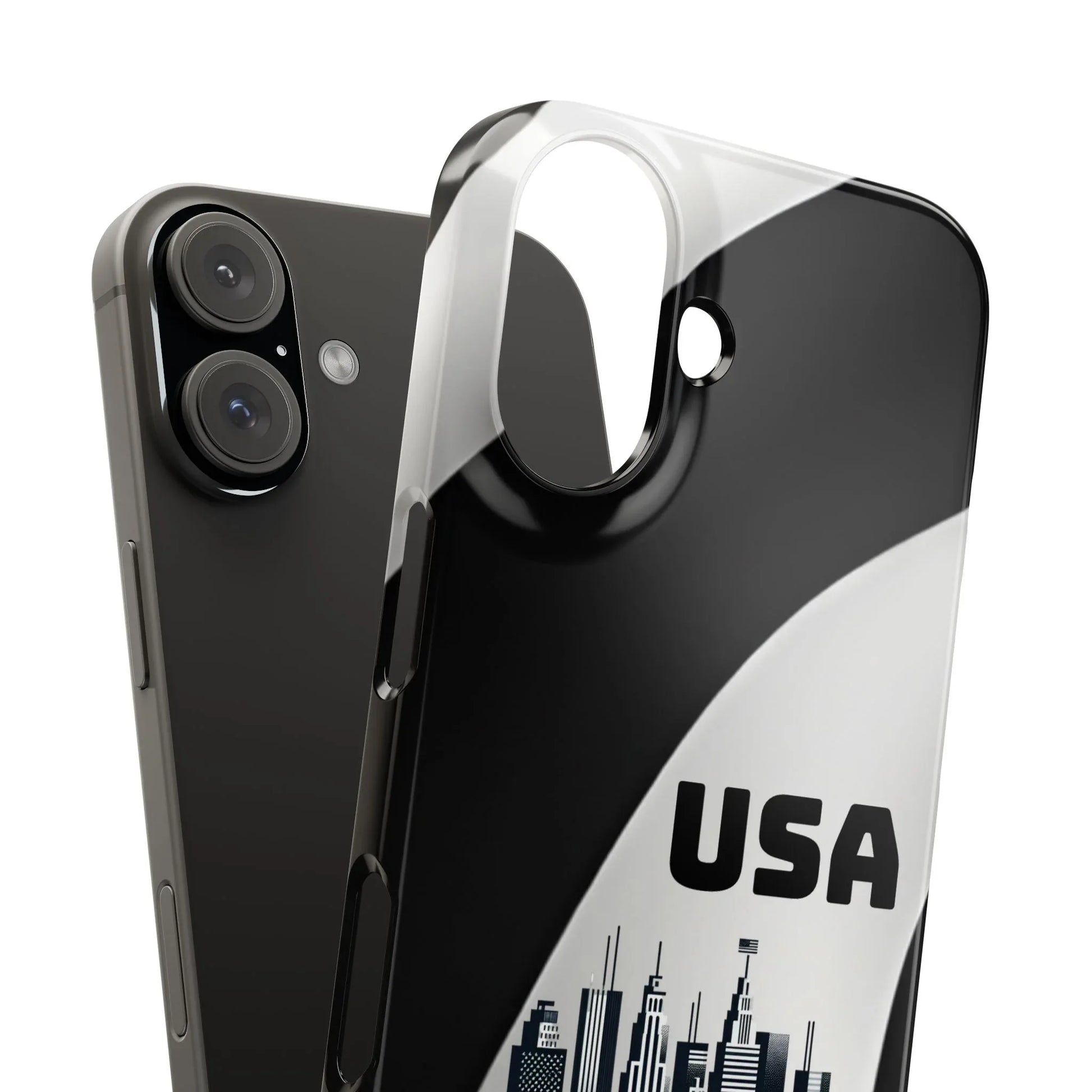 Monochrome New York City Phone Case for iPhone, Galaxy & Pixel - KARARMDESIGN