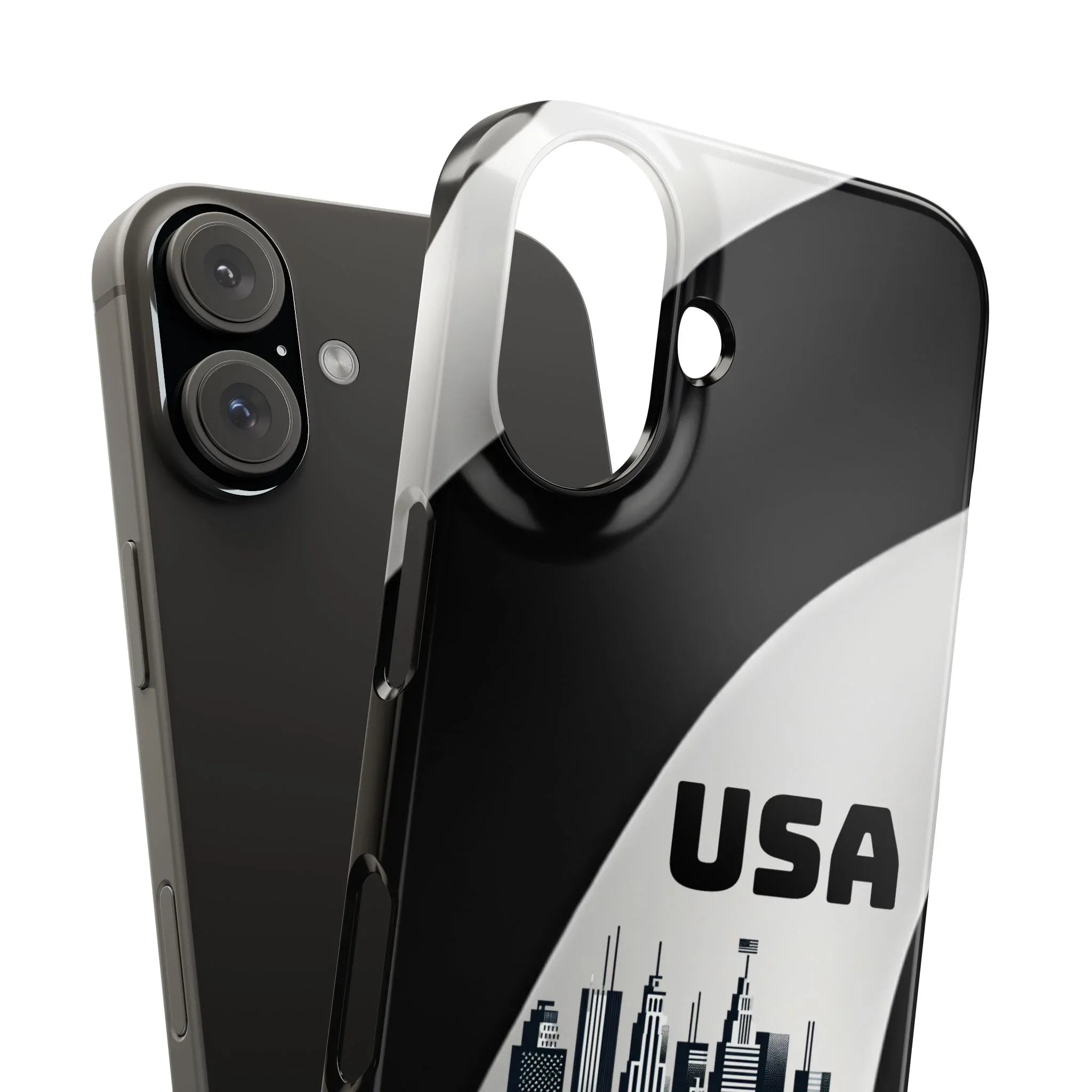 Monochrome New York City Phone Case for iPhone, Galaxy & Pixel - KARARMDESIGN