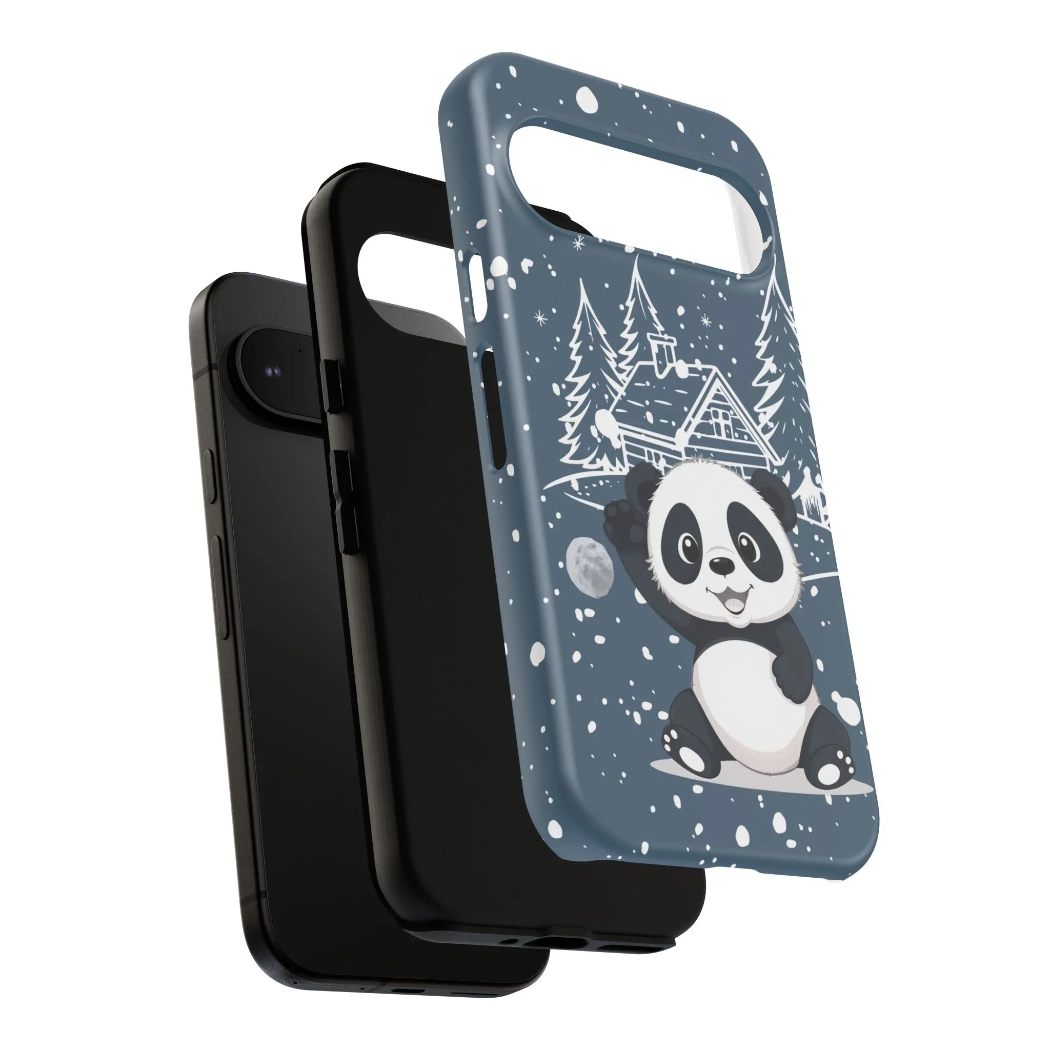 Cute Panda Phone Case for Samsung Galaxy and Google Pixel - KARARMDESIGN